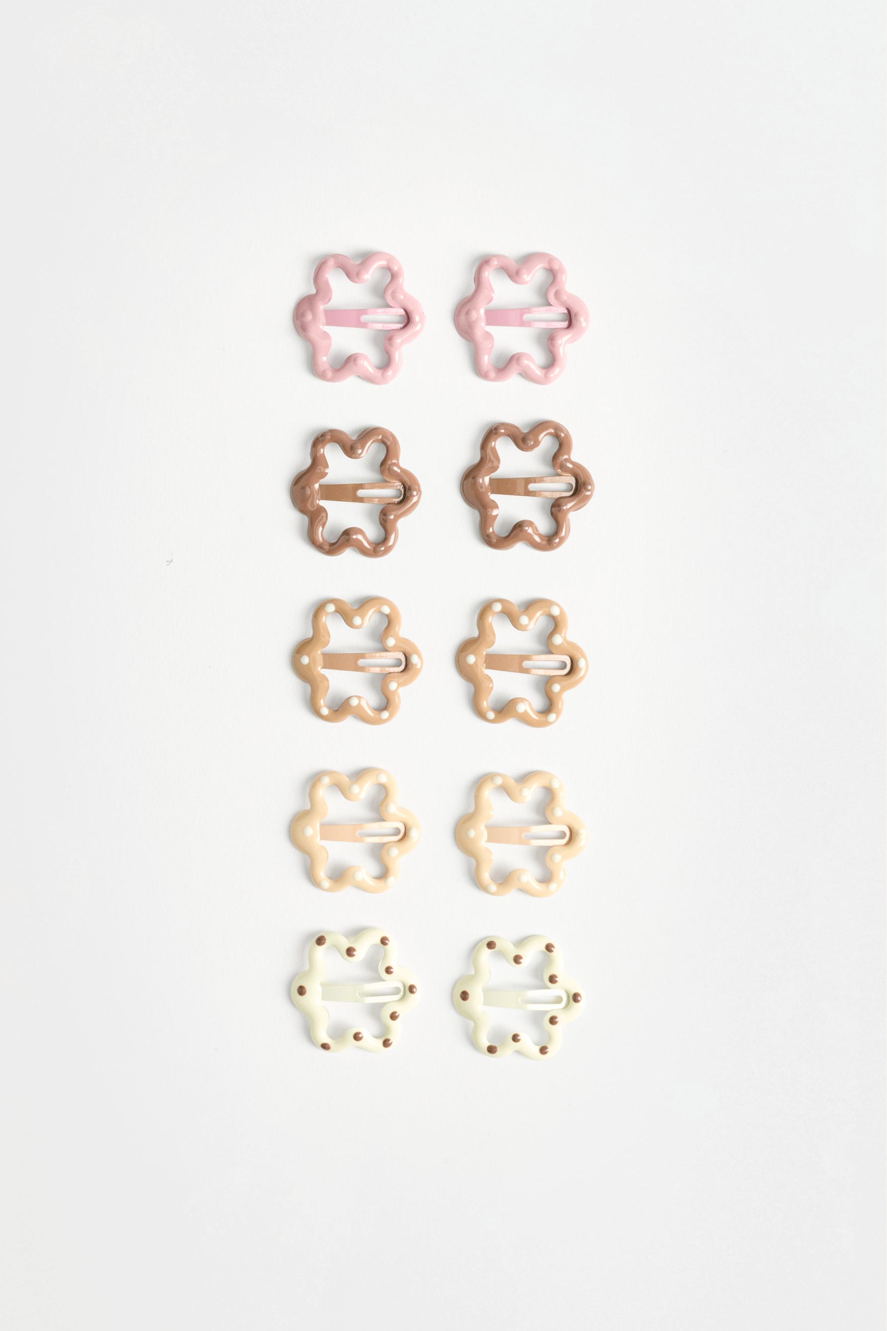 Clips flores (Pack 10)