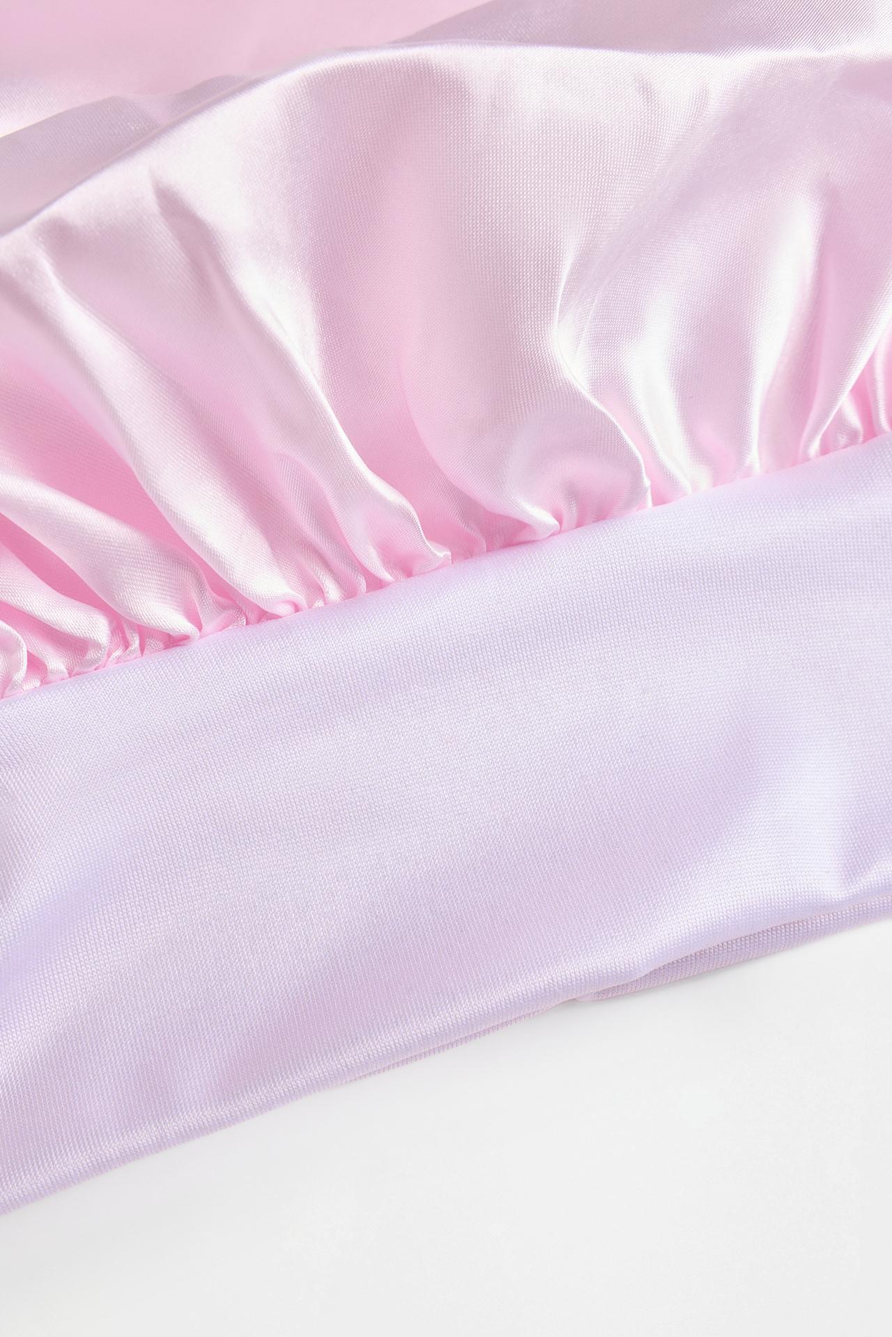 Satin sleep cap — DUSTY PINK