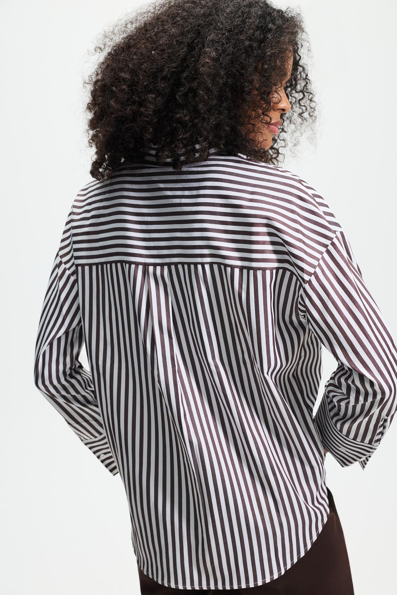 Striped shirt — CHOCOLATE