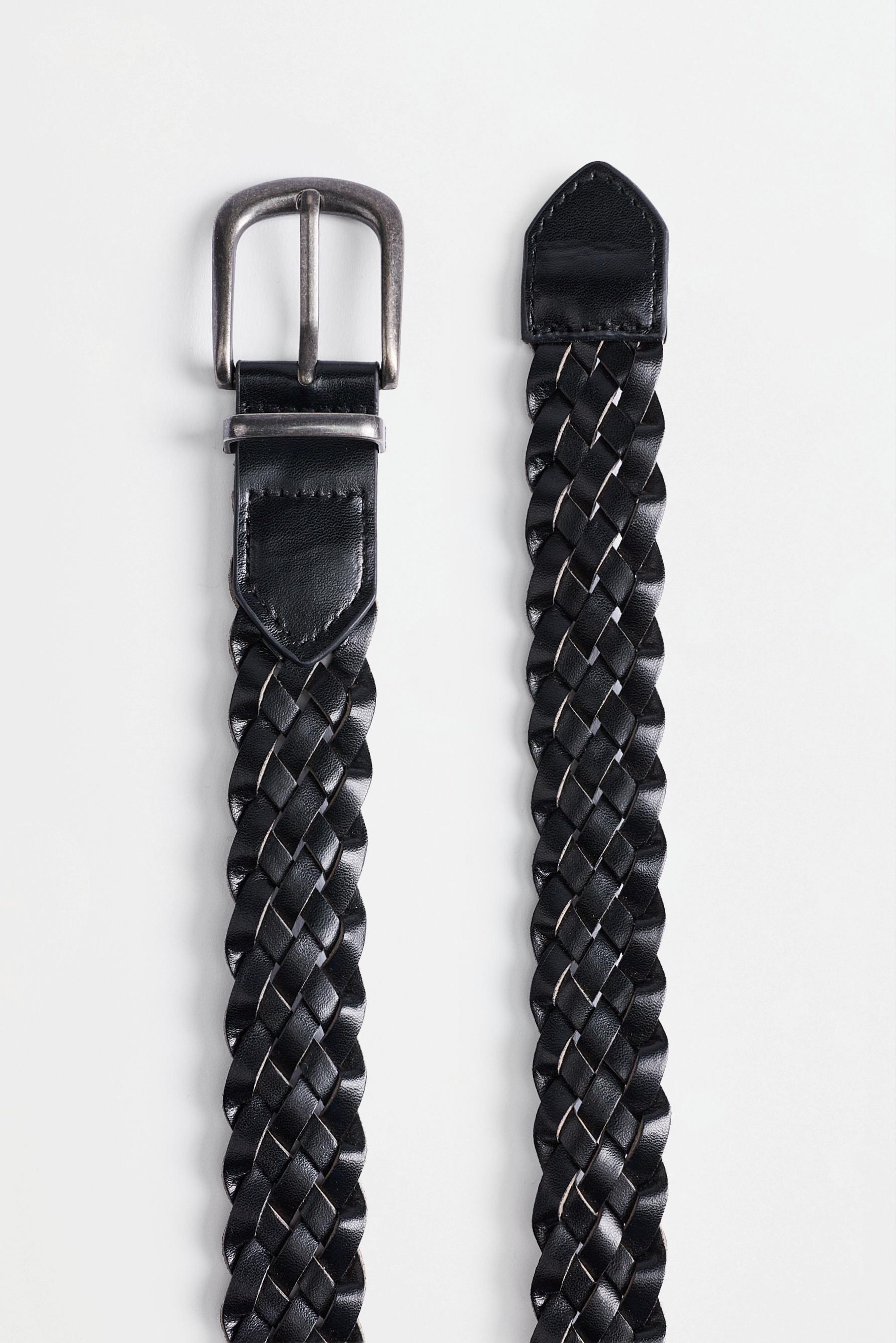Braided belt — BLACK