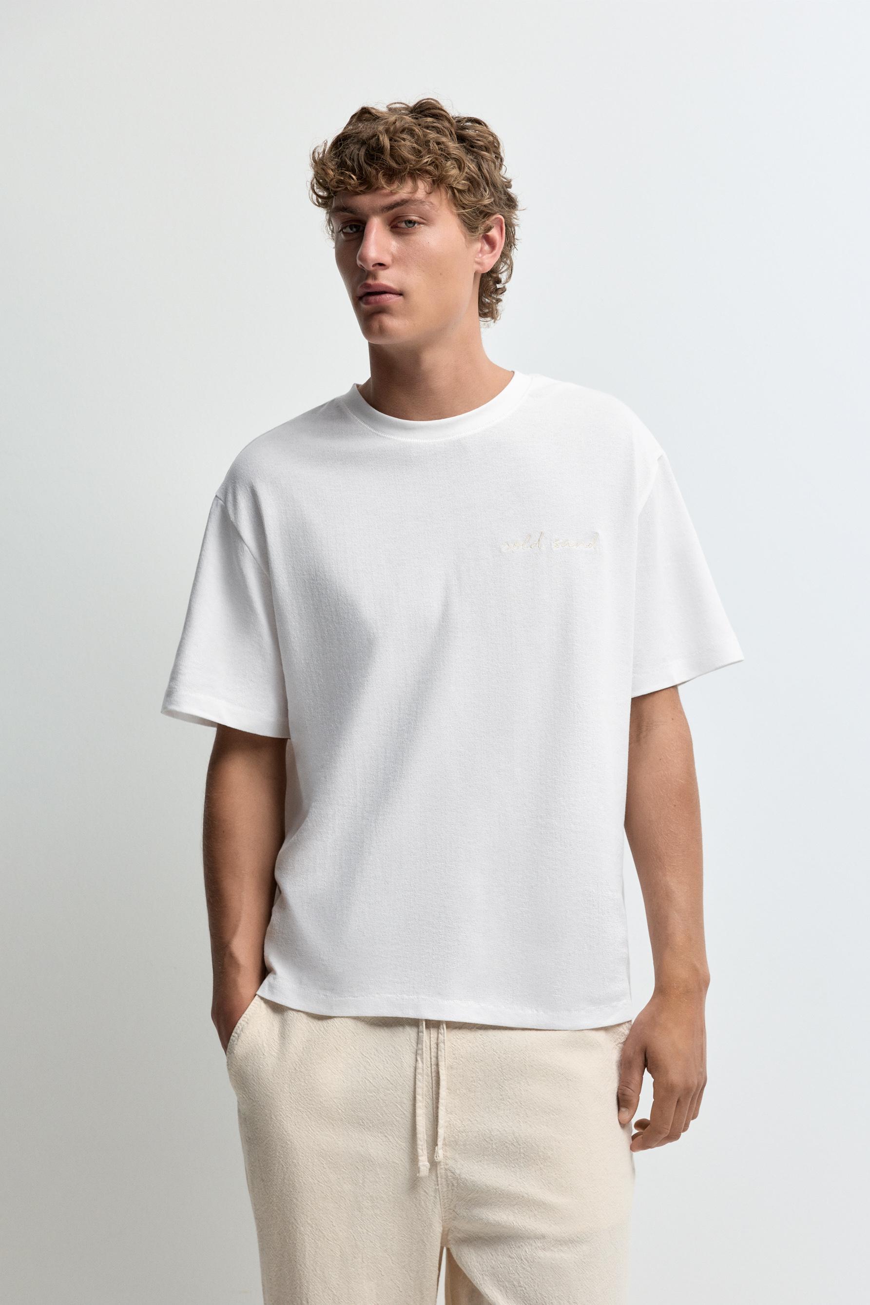 Embroidered T-shirt — OFF WHITE