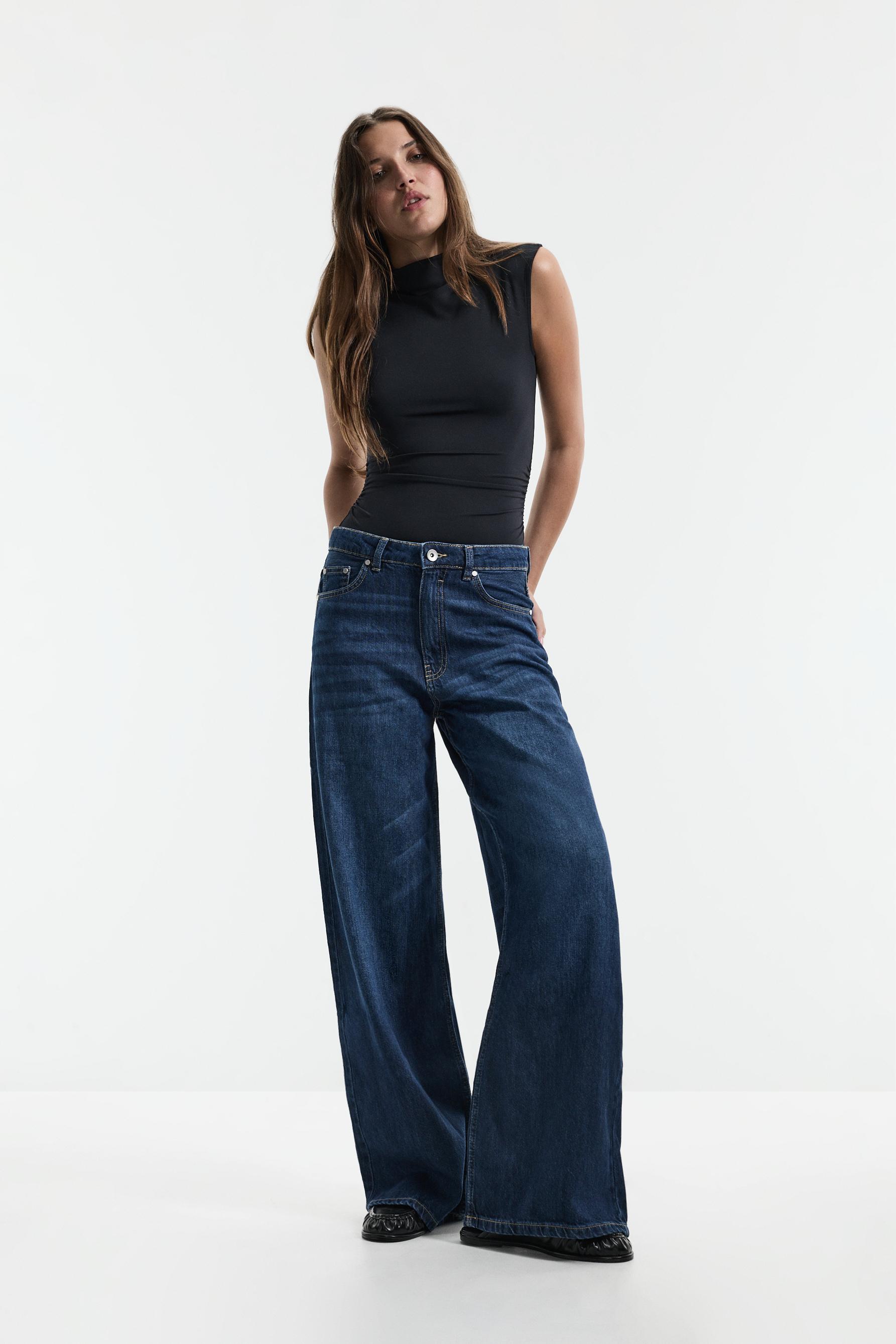 Wide-leg jeans — INK BLUE