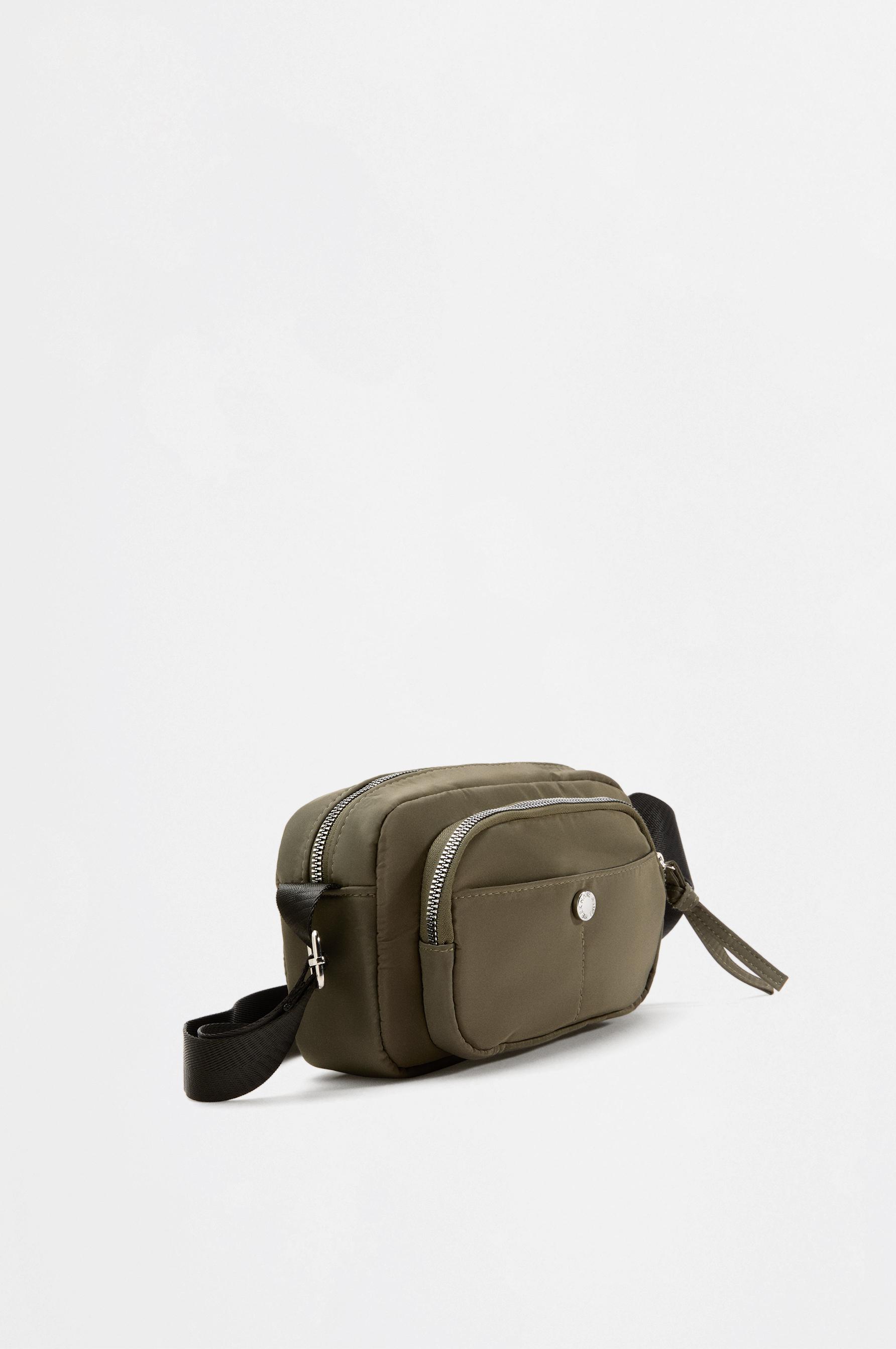 Nylon crossbody bag — KHAKI