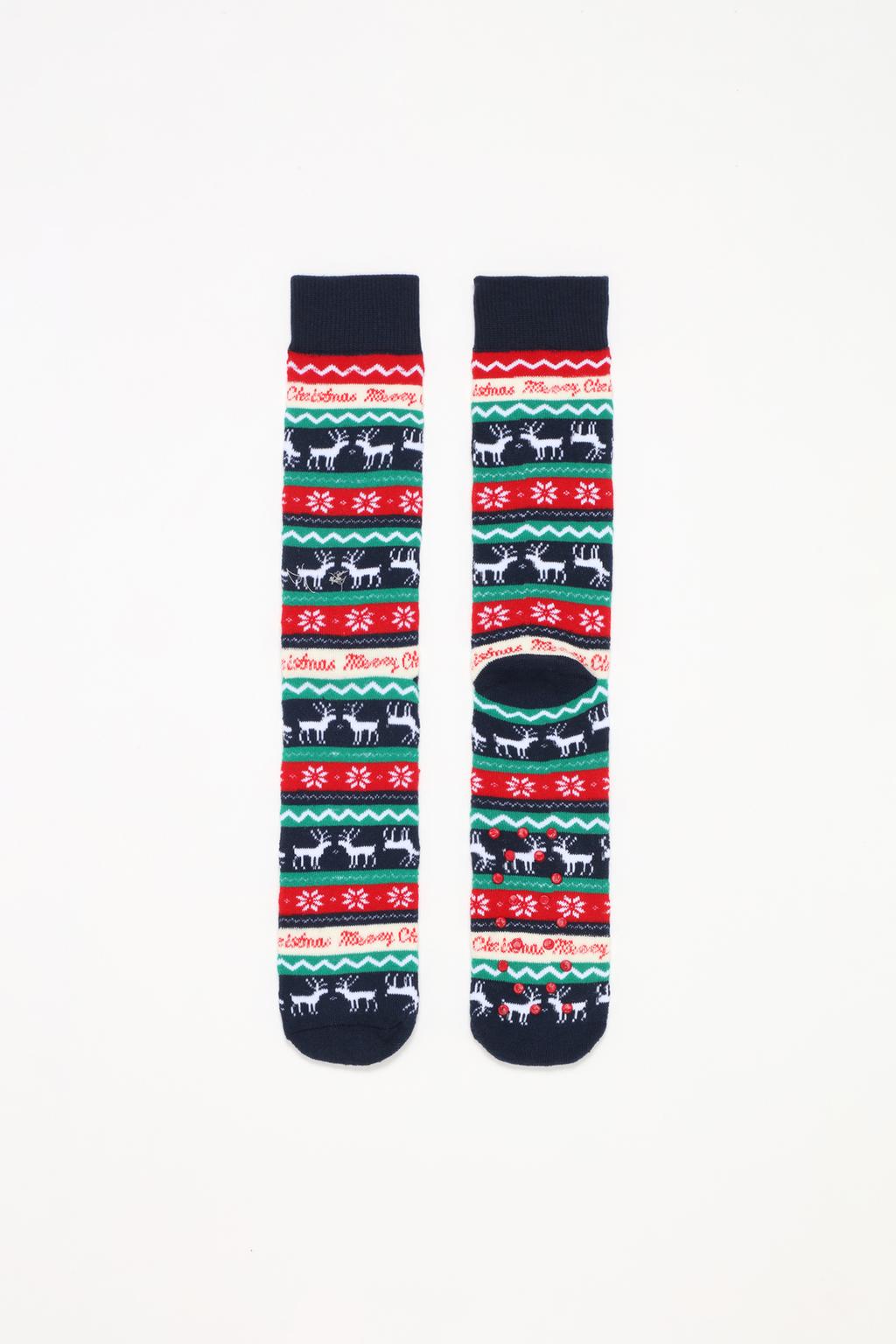 Man | Long socks with border