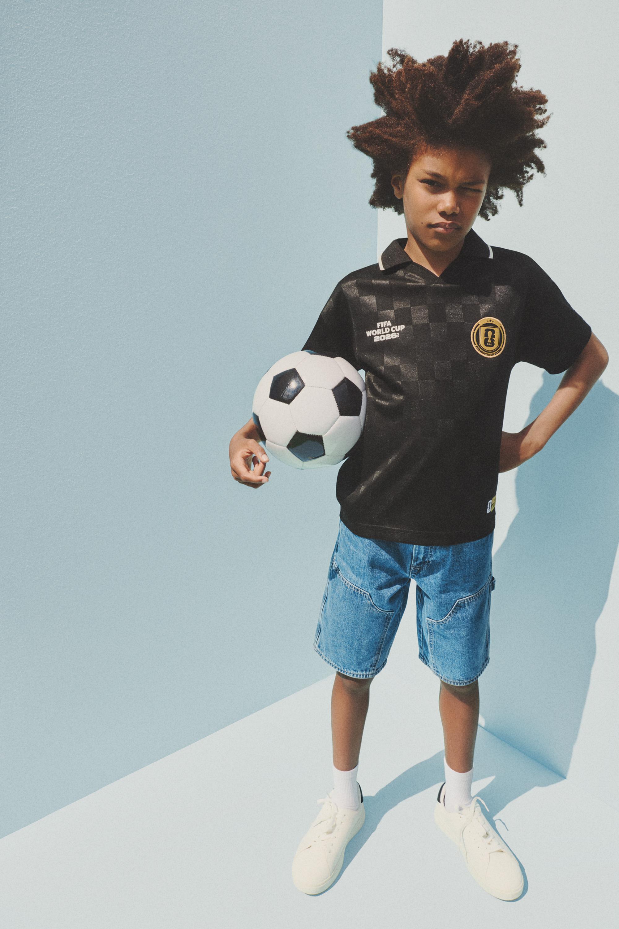 Kids | FIFA World Cup 2026 Polo — BLACK