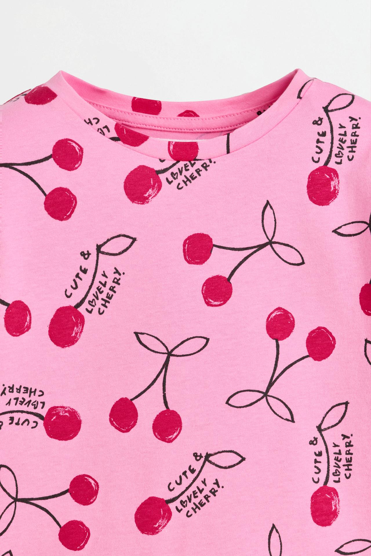 Long printed pyjamas — BUBBLEGUM PINK