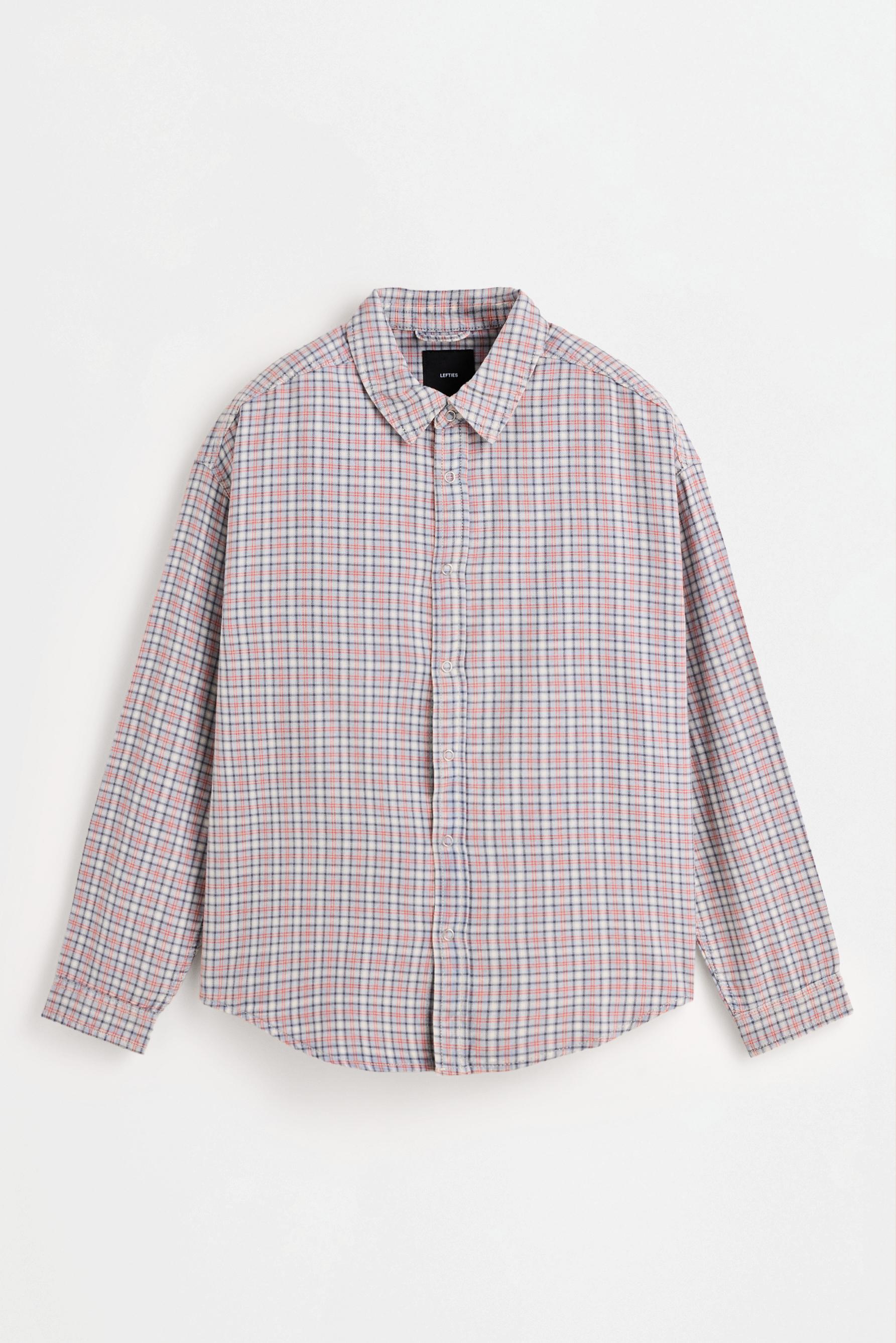 Camisa denim cuadros