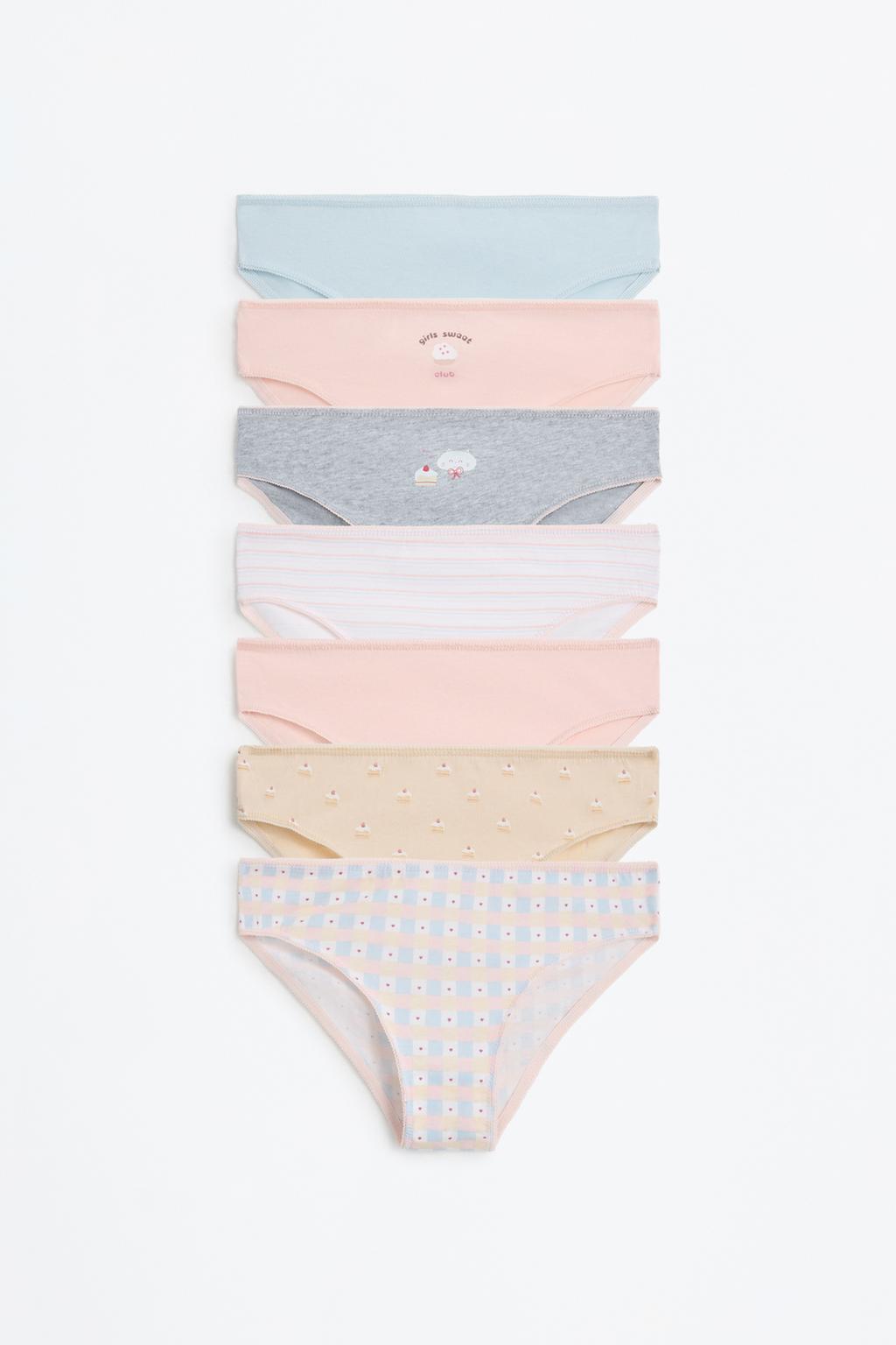 7-pack of cake print briefs