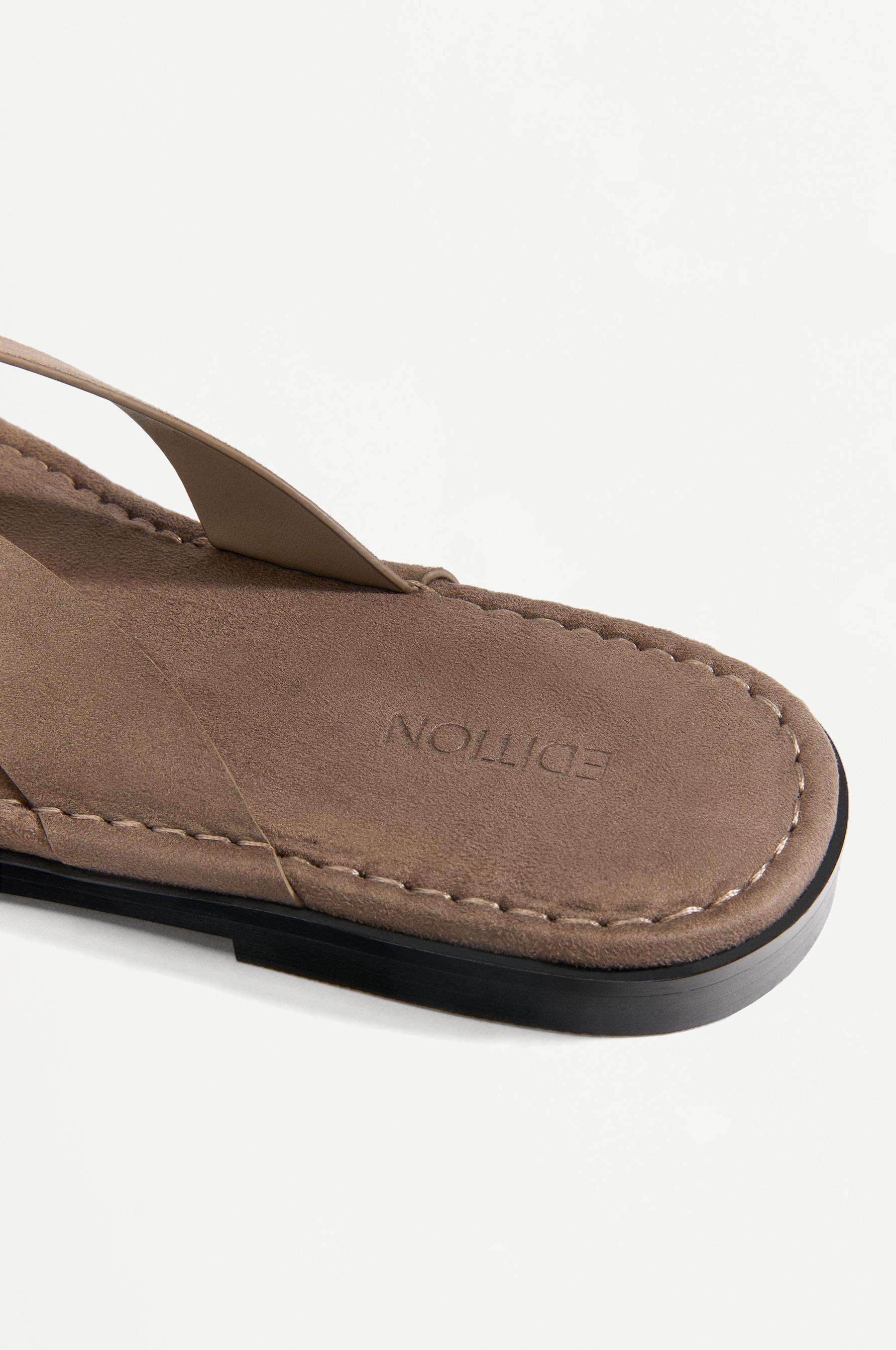 EDITION Strap Sandals — EARTH BROWN