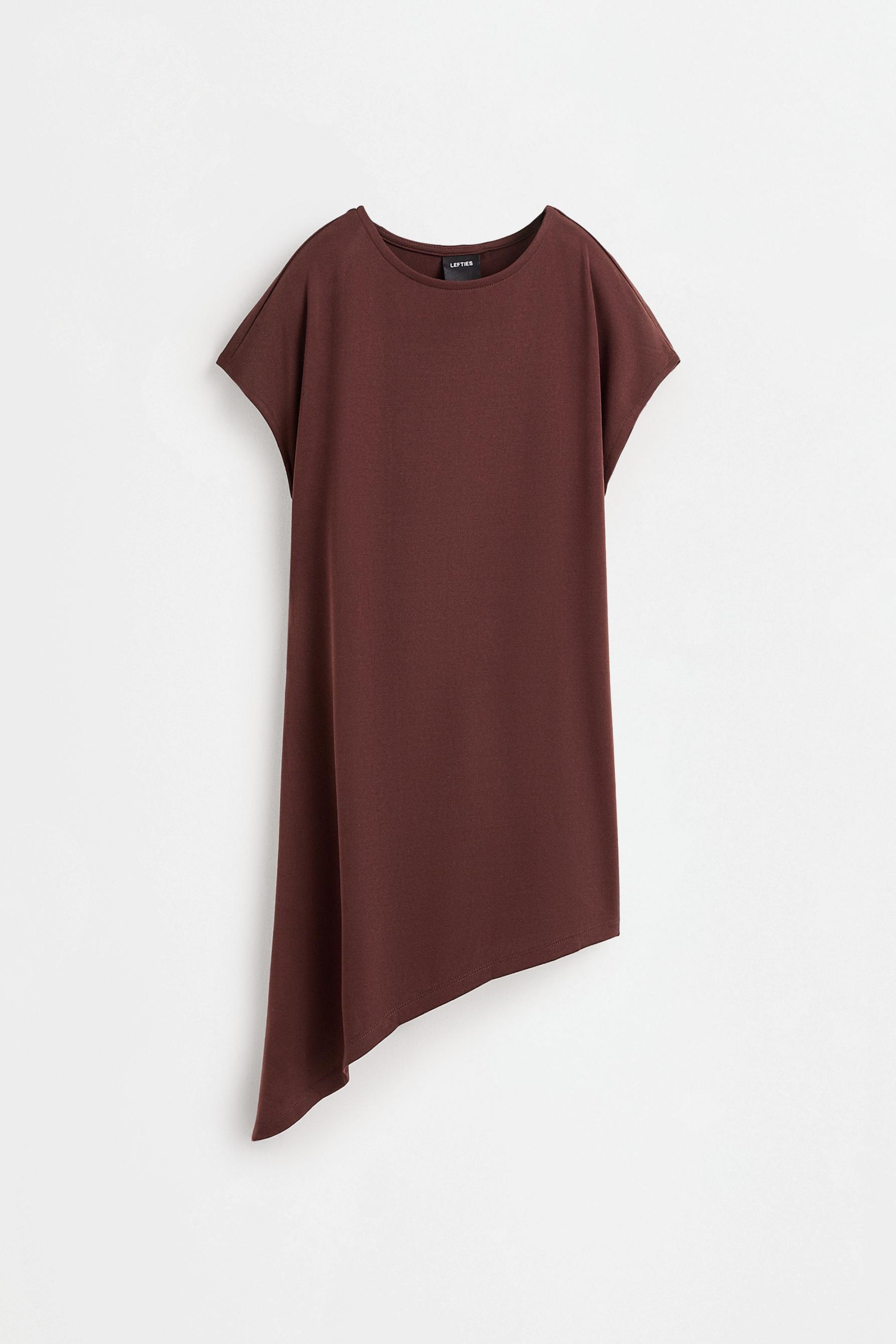 Asymmetrical dress — CHOCOLATE