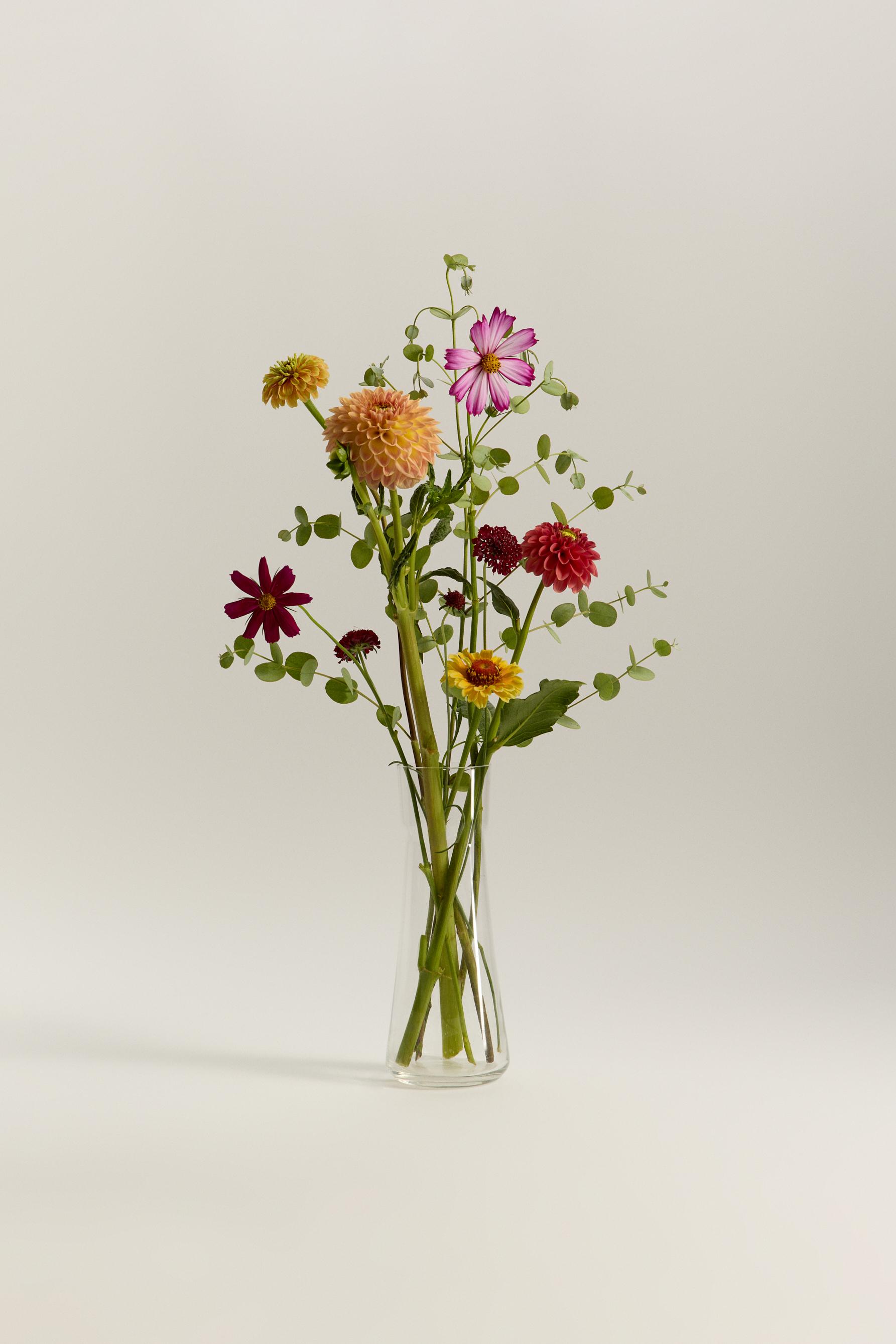 Tall 1L glass vase - Music - Decoration - Home | LEFTIES France