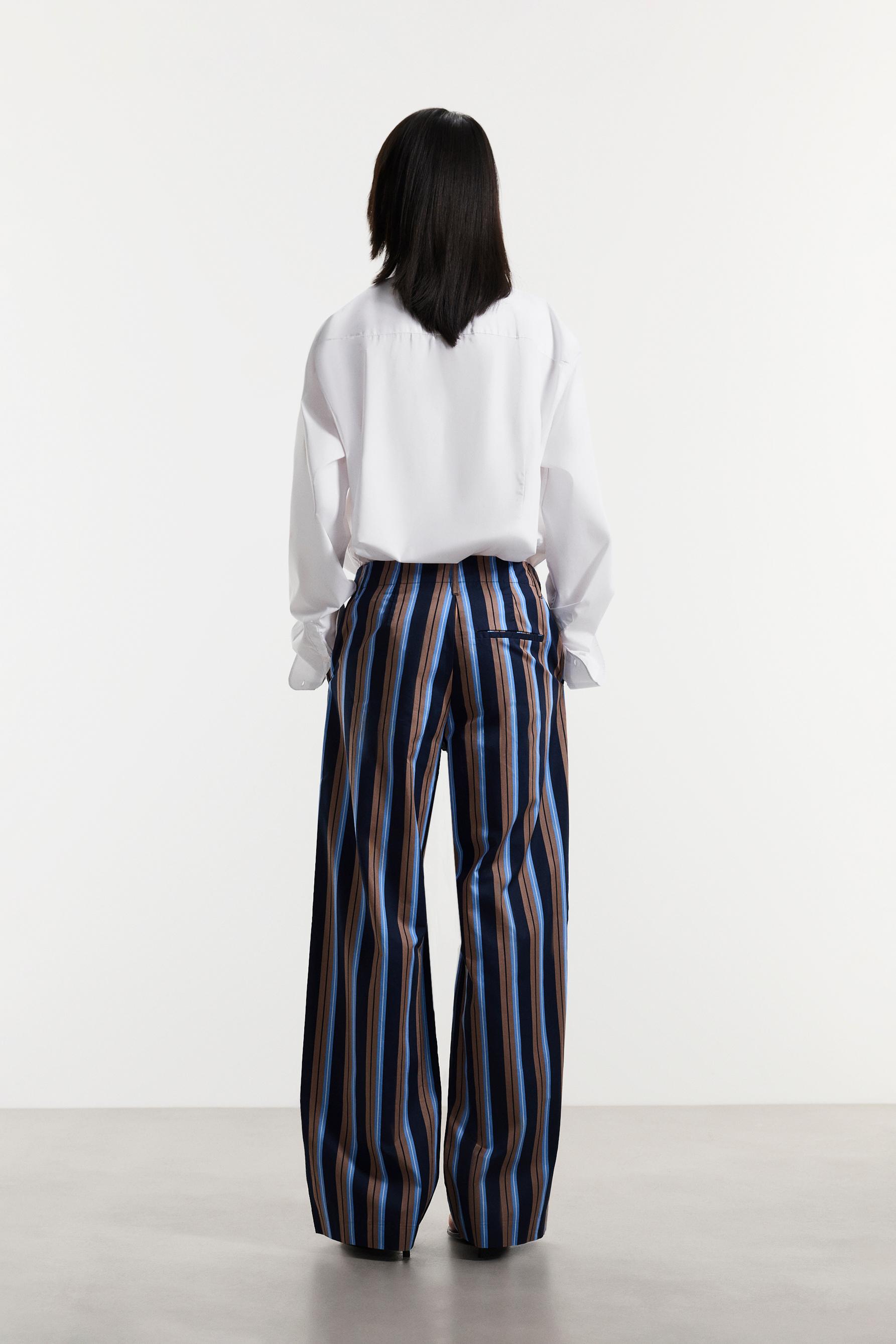 Striped trousers — BLUE TONES
