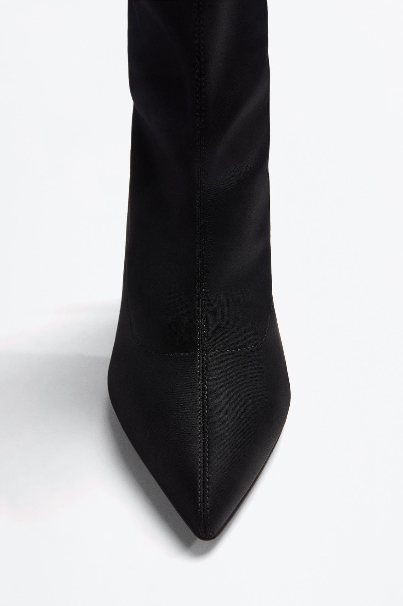 Stiletto heel ankle boot — BLACK