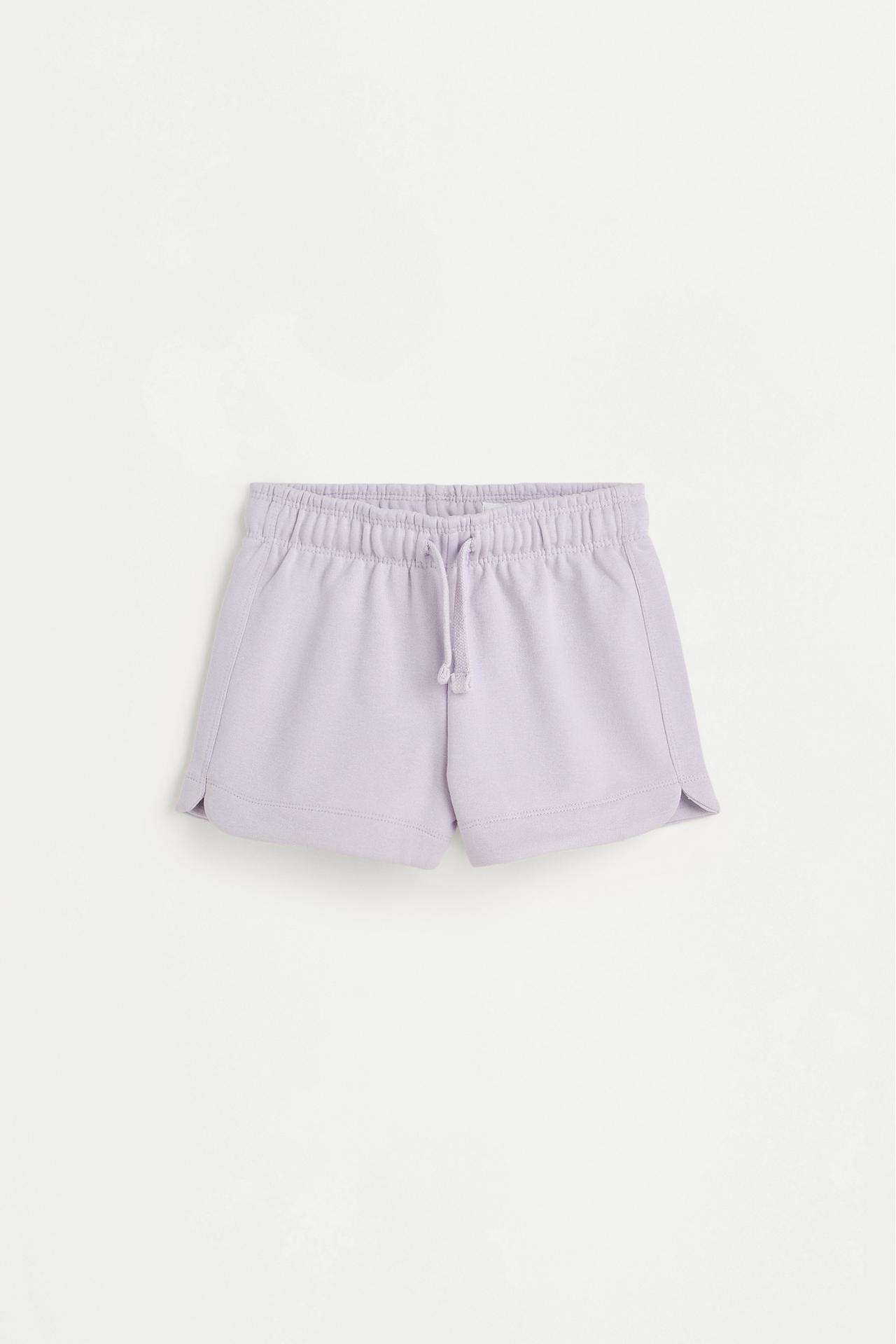 Plain plush shorts — MAUVE