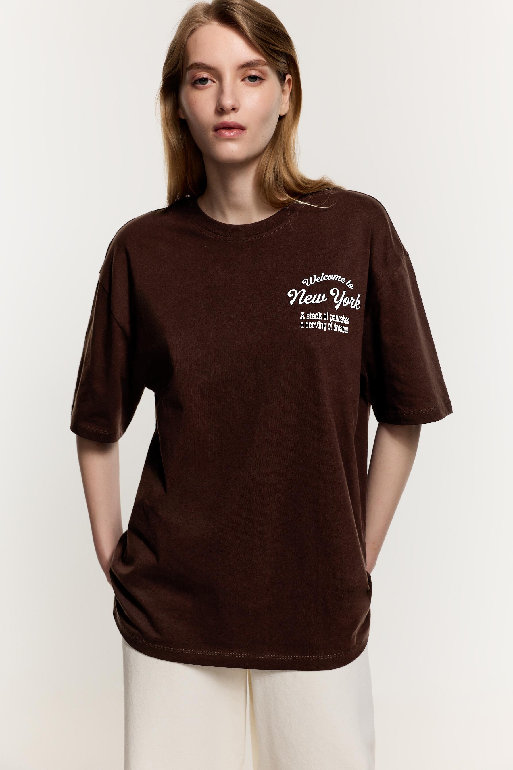 Camiseta oversize estampados