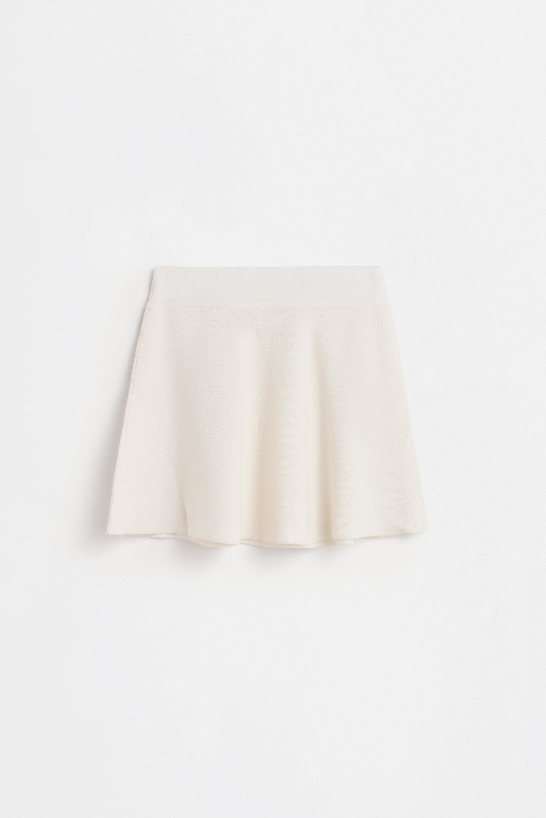 Knit skirt — OFF WHITE