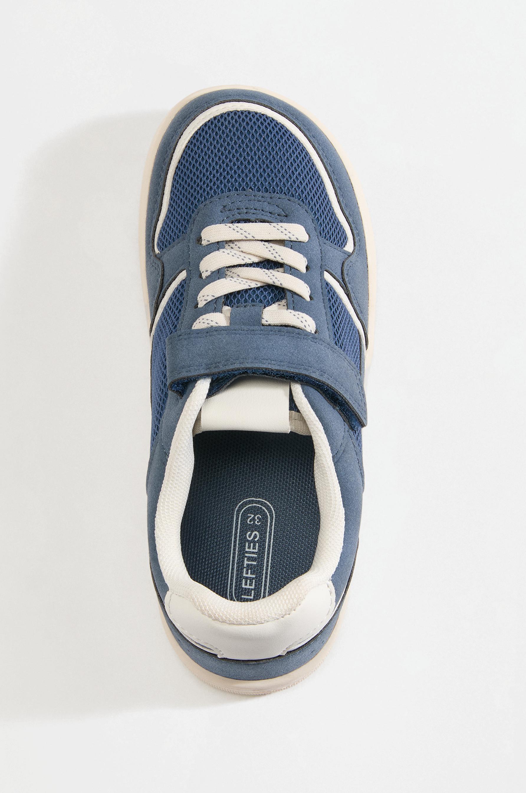 Mixed mesh barefoot sneakers — BLUE