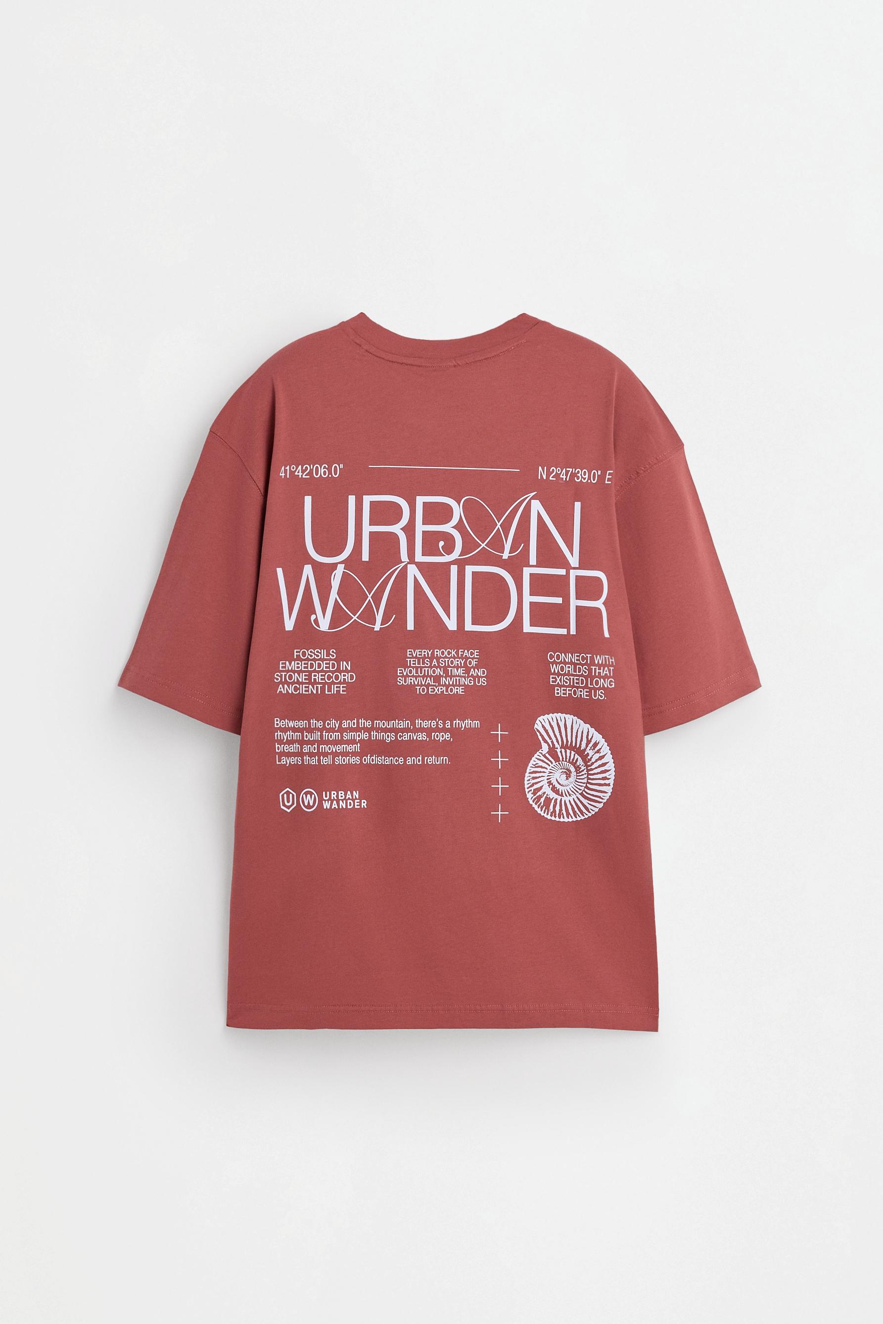 Printed T-shirt — RUSSET