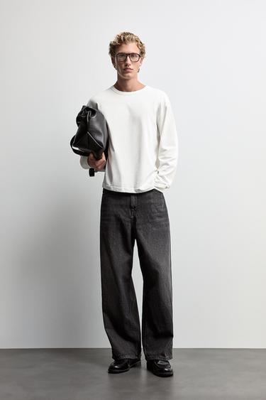 Medium-weight jersey long sleeve T-shirt — OFF WHITE 2