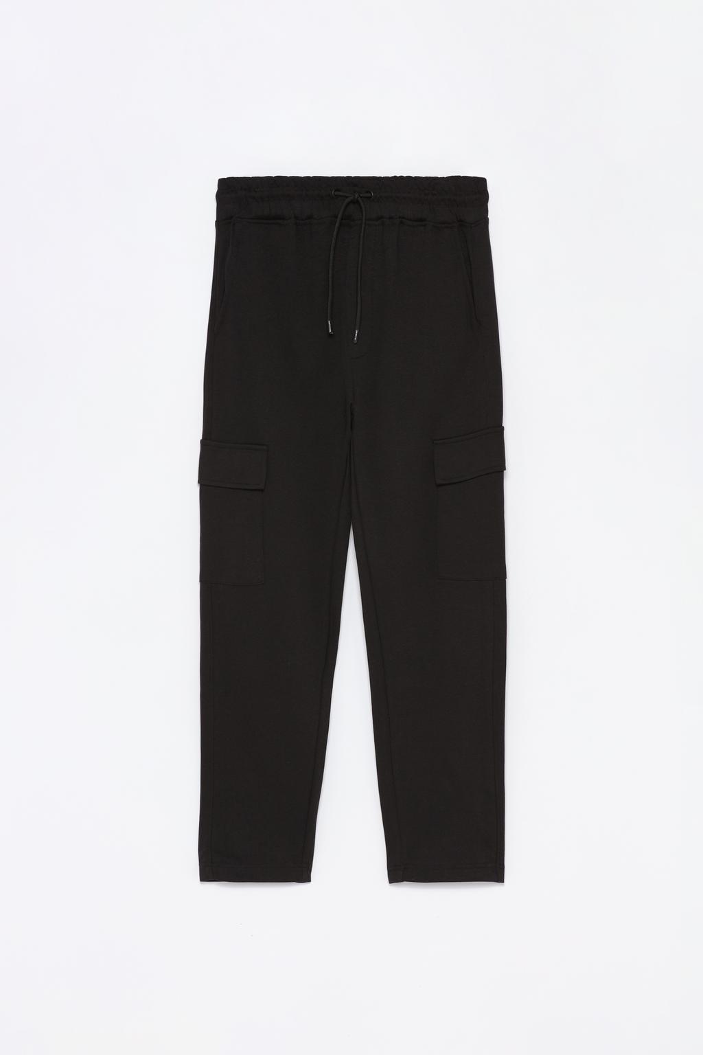 Pantalón jogger - cargo interlock