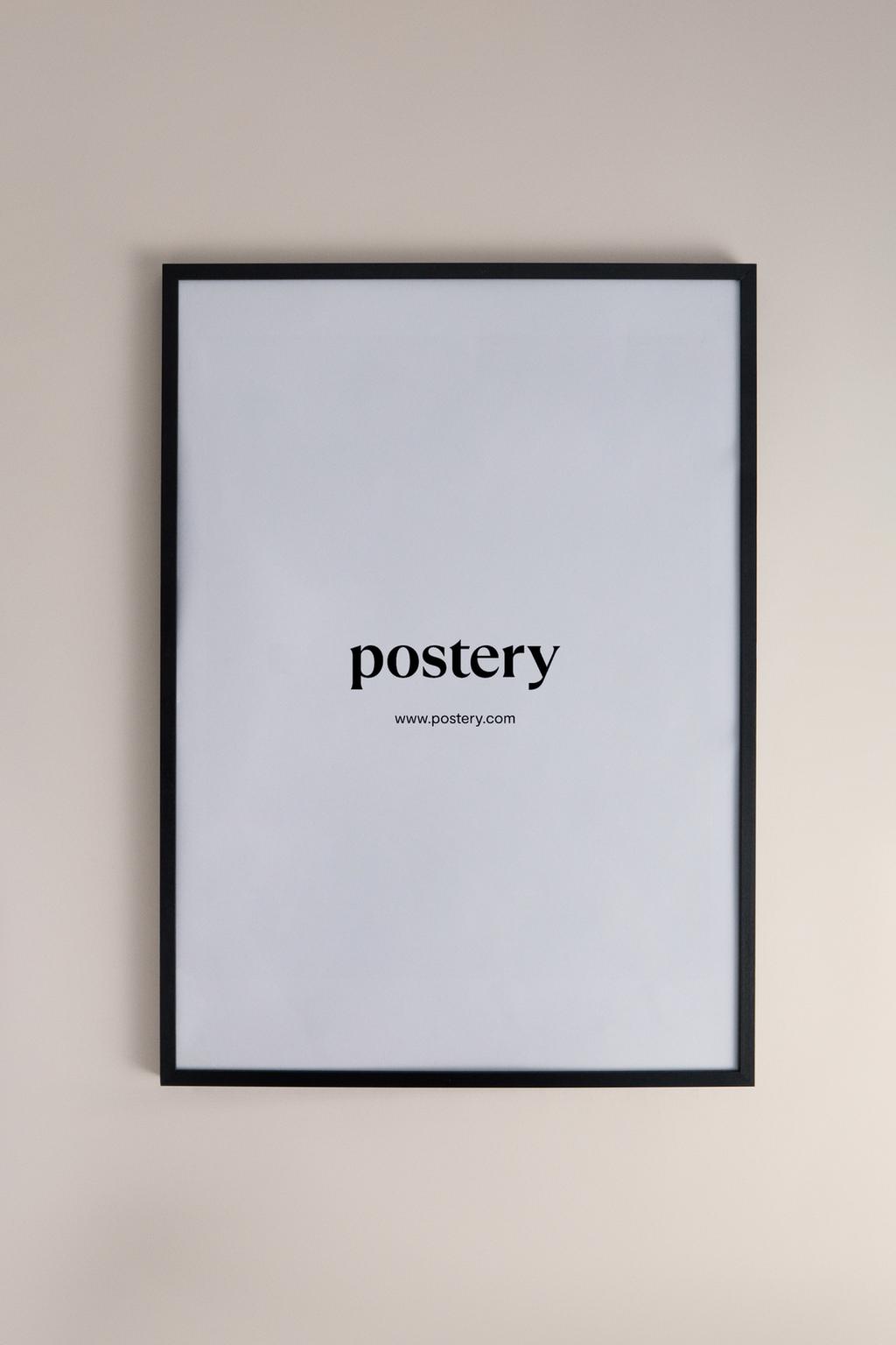 POSTERY frame with oak wood 50 x 70 cm