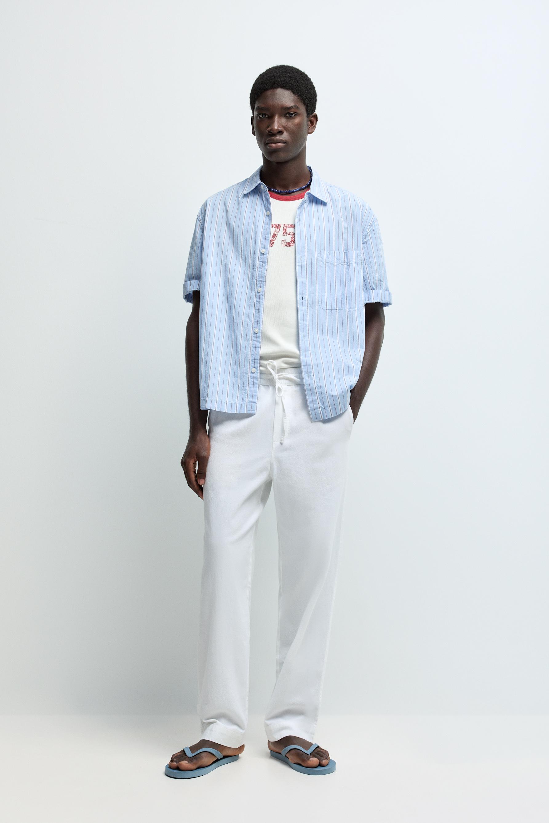 Printed strappy T-shirt — OFF WHITE