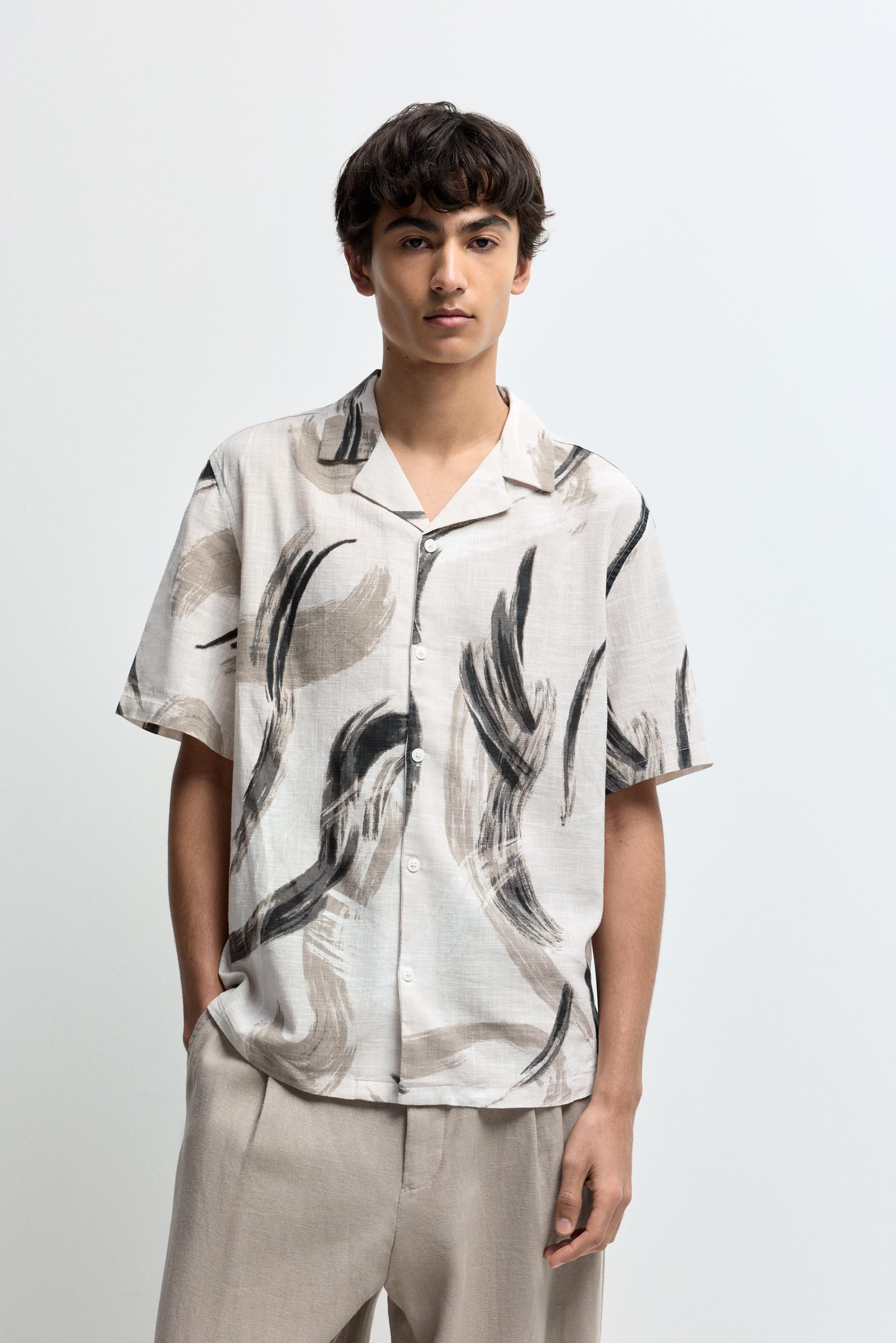 Camisa resort algodón