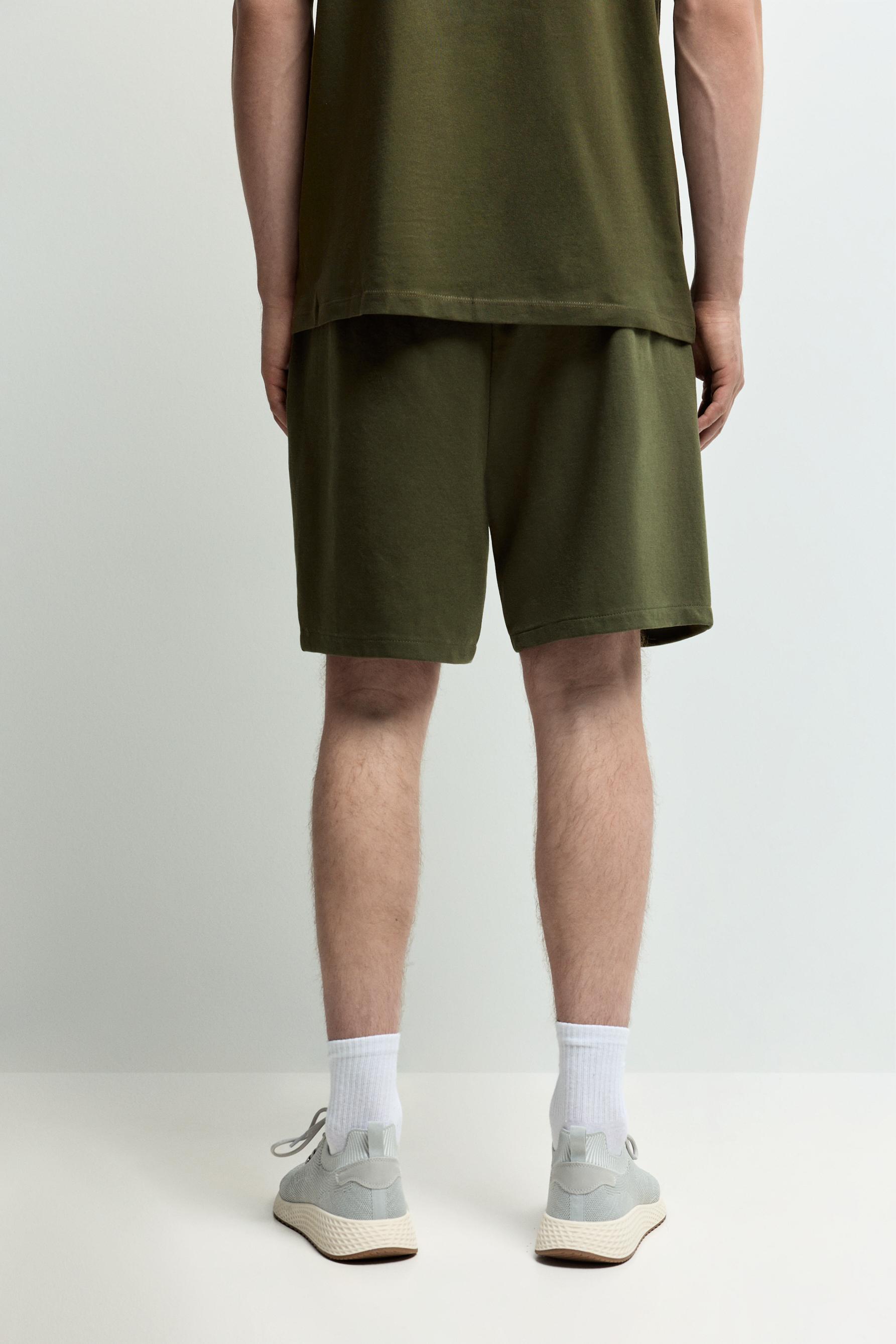 Kappa x Lefties tracksuit Bermuda shorts — DARK KHAKI