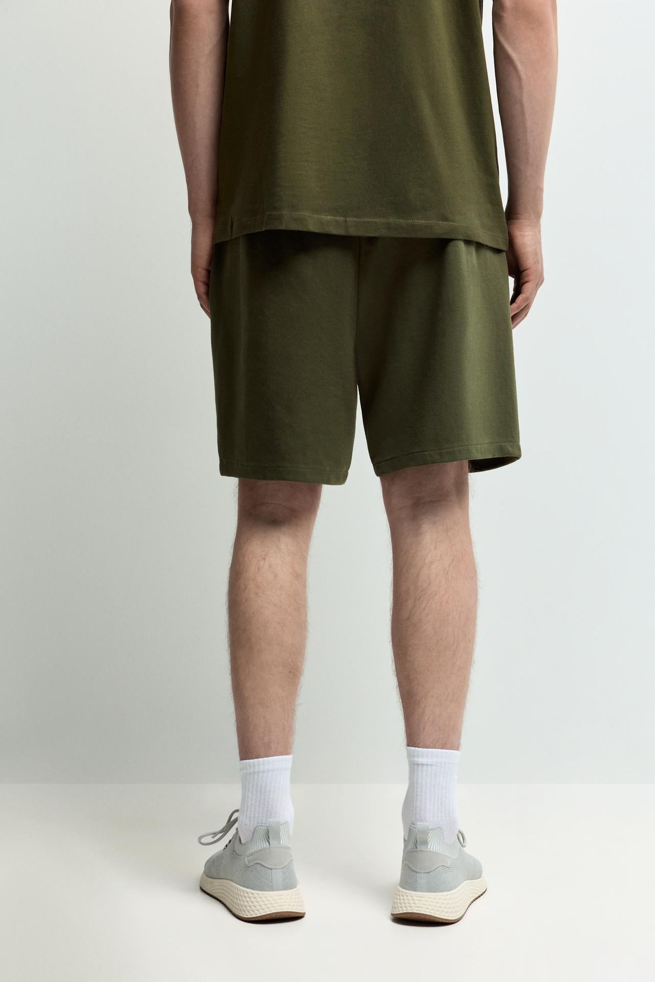 Kappa x Lefties tracksuit Bermuda shorts — DARK KHAKI