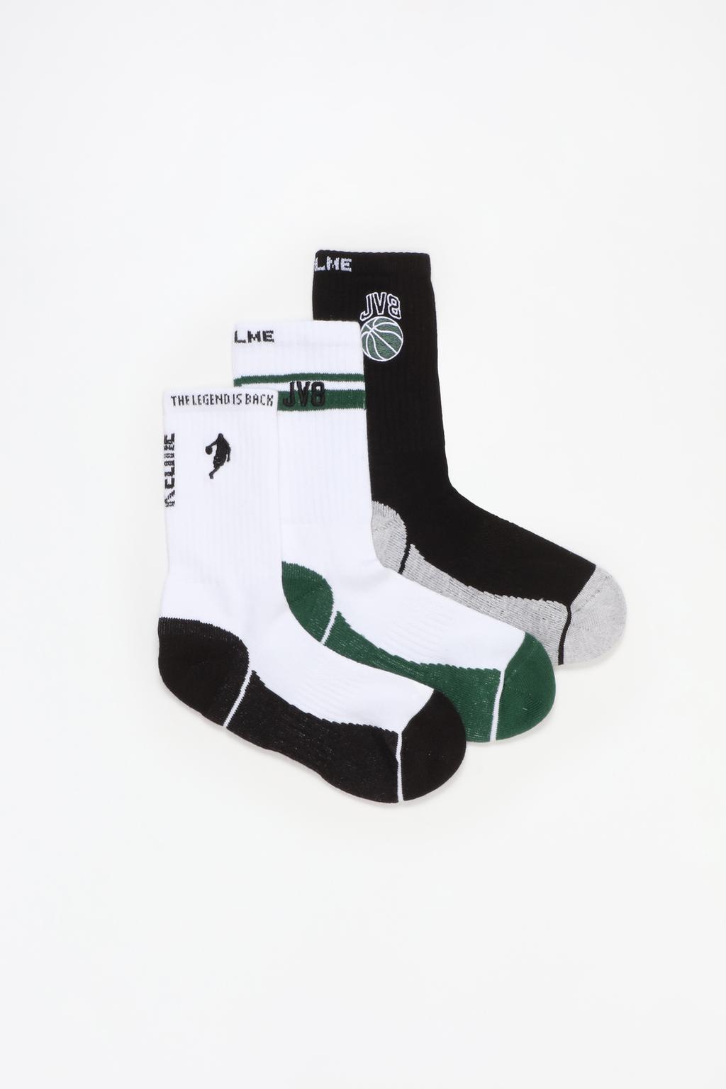 3-pack of embroidered Kelme JV8 x Lefties socks