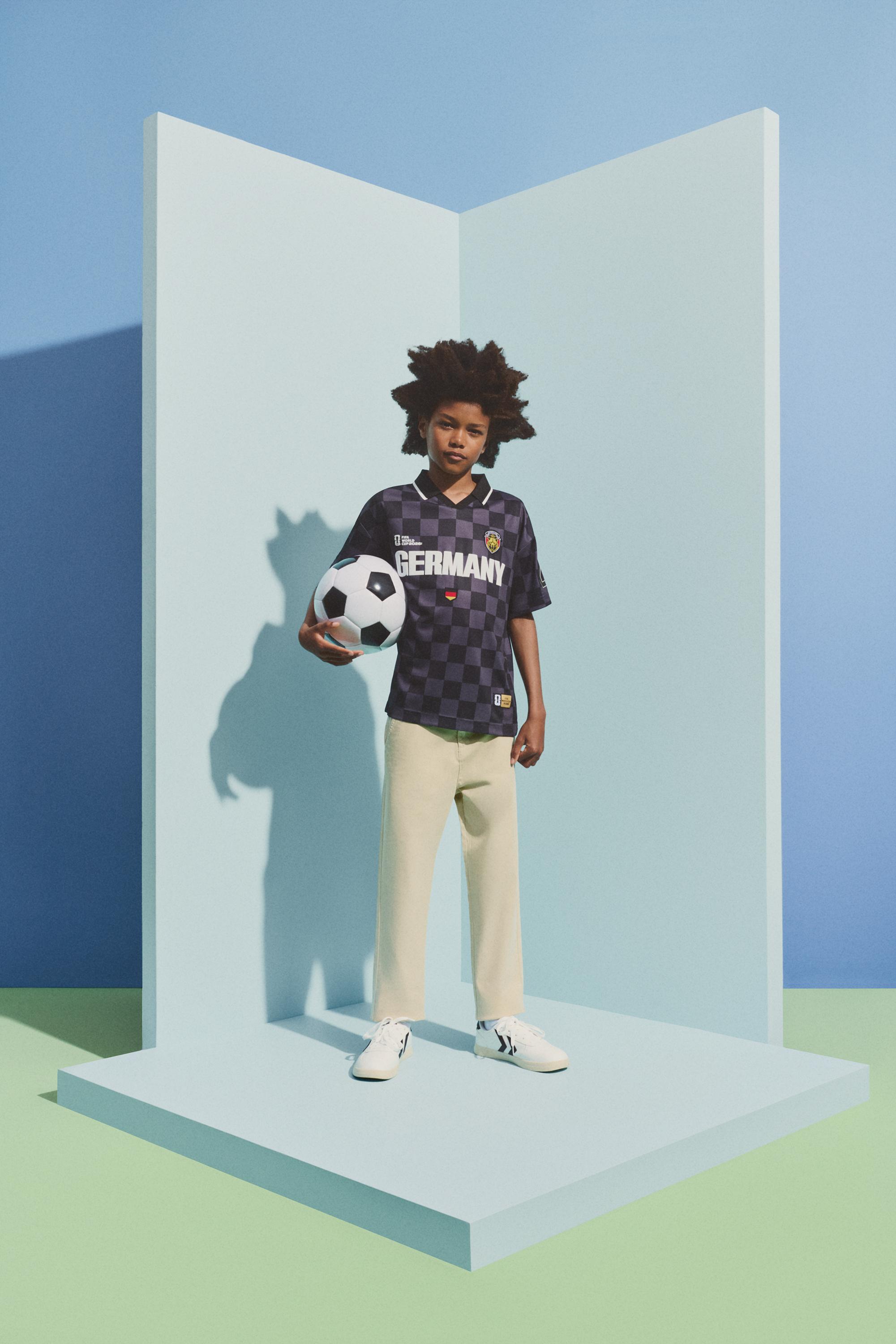 Kids | Germany FIFA World Cup 2026 Polo — BLACK
