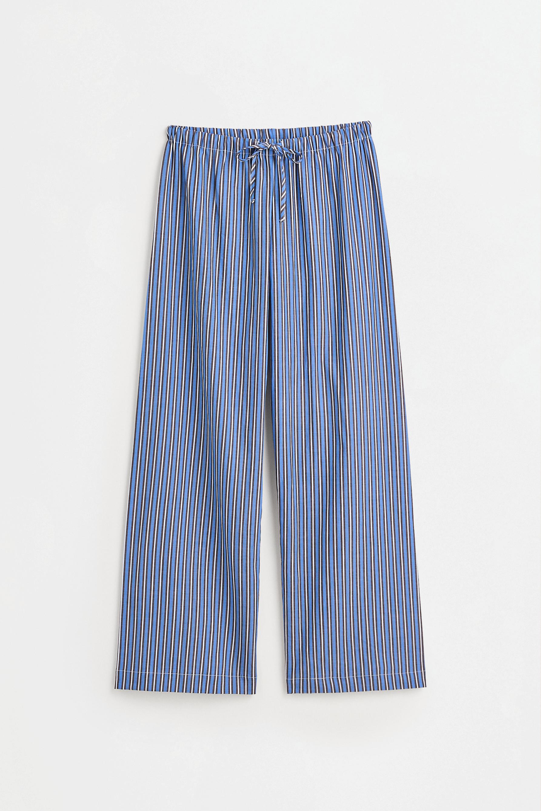 Striped pyjama bottoms — CHOCOLATE