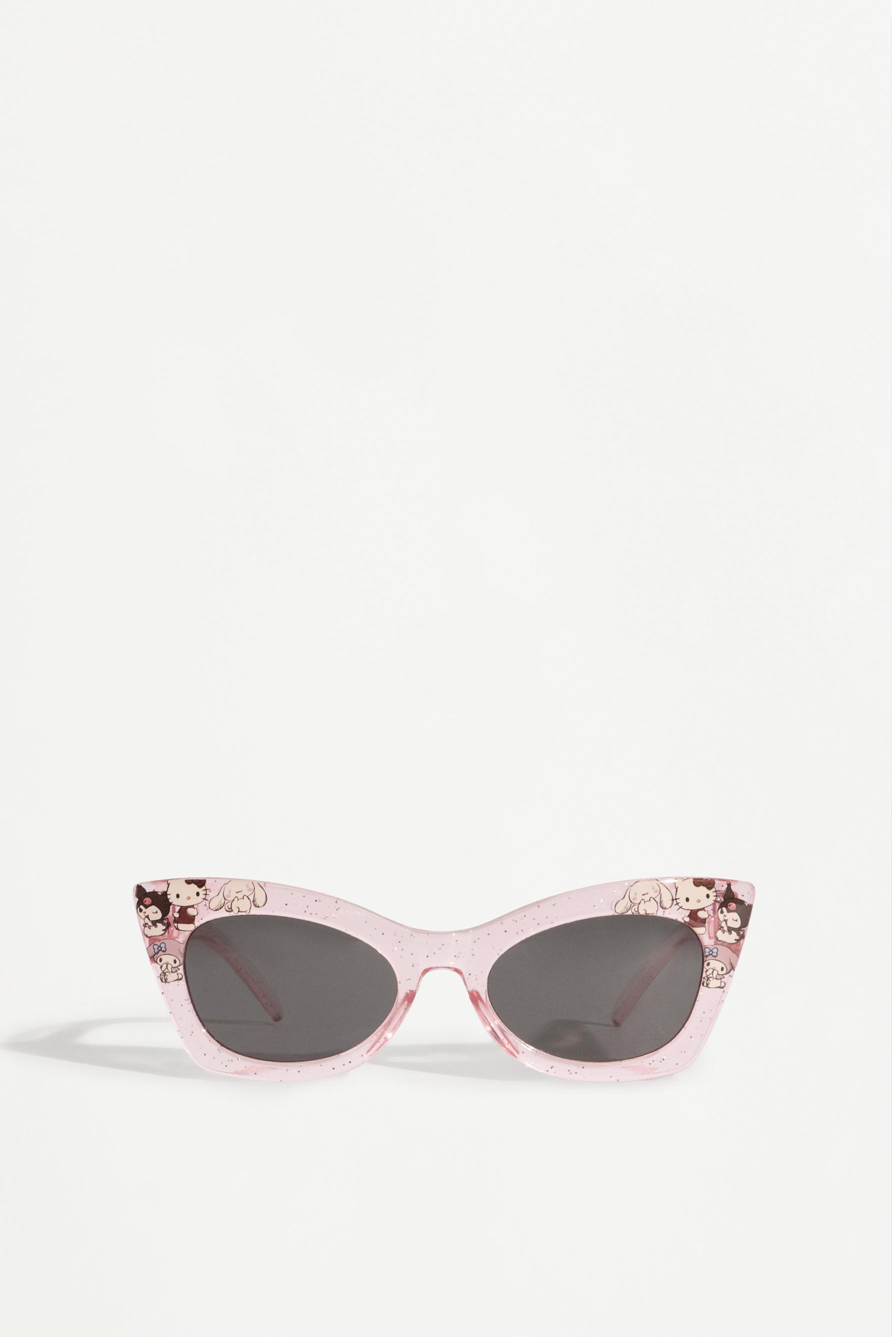 Hello Kitty ©SANRIO eye cat glasses — PALE PINK