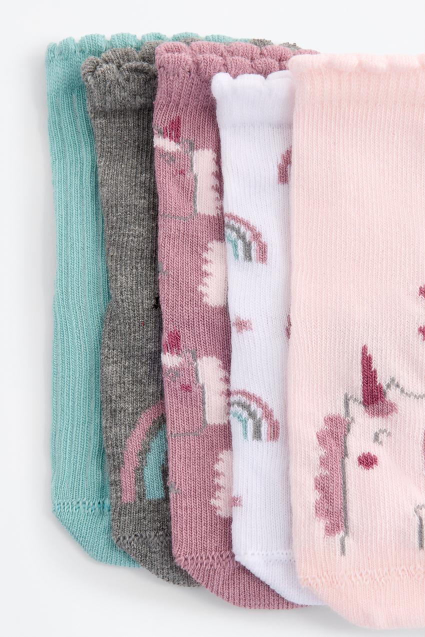 Pack calcetines tobilleros unicornio Push up Sujetadores