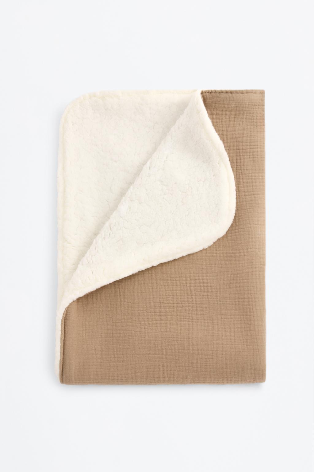 Coperta in montone sintetico