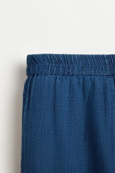 Embroidered lightweight jeans — MEDIUM BLUE 3