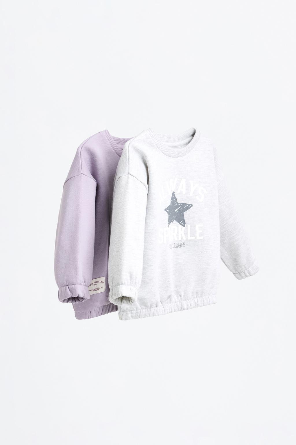 Pack de 2 sweatshirts combinadas