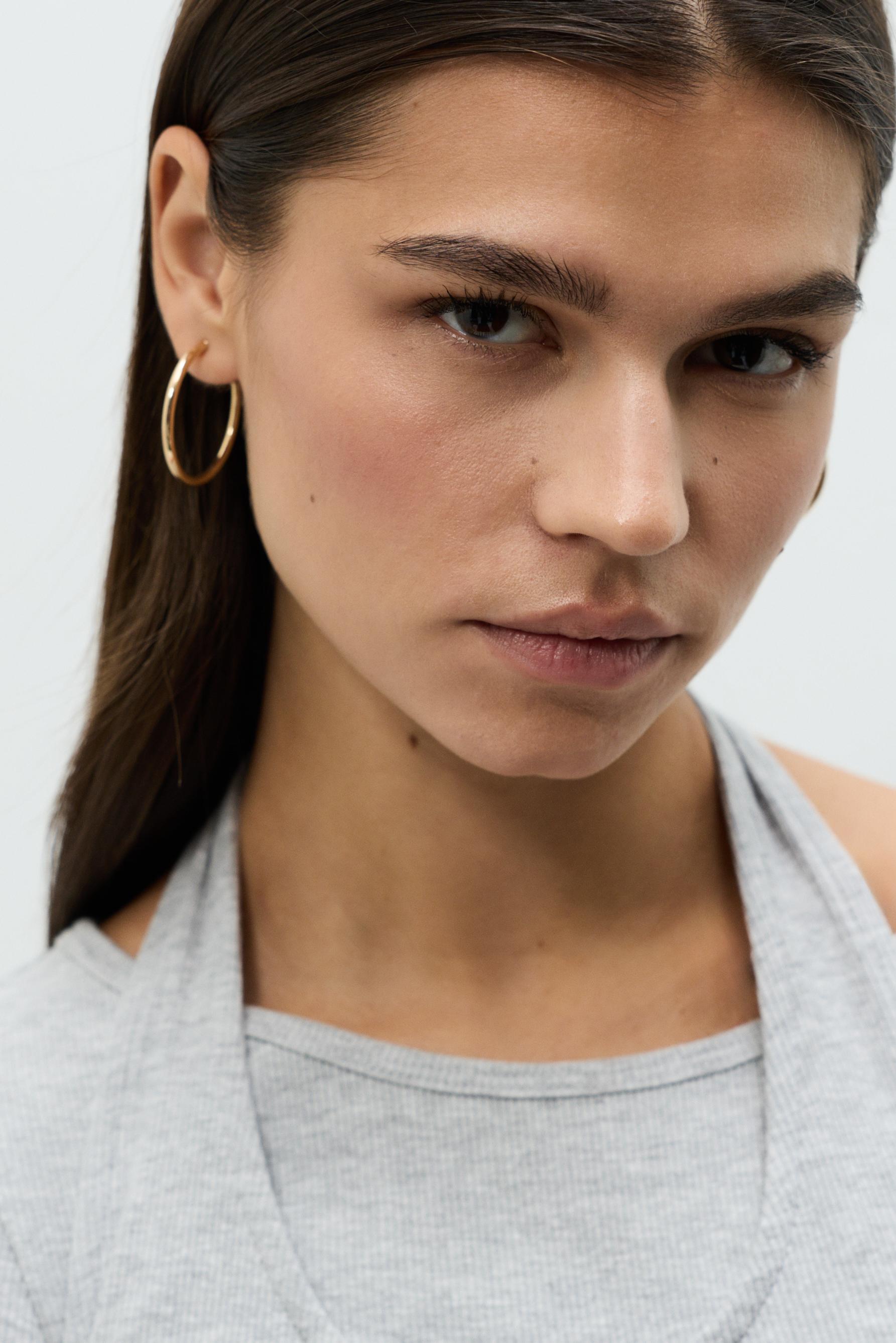Assorted hoop earrings (3-pack) — GOLD