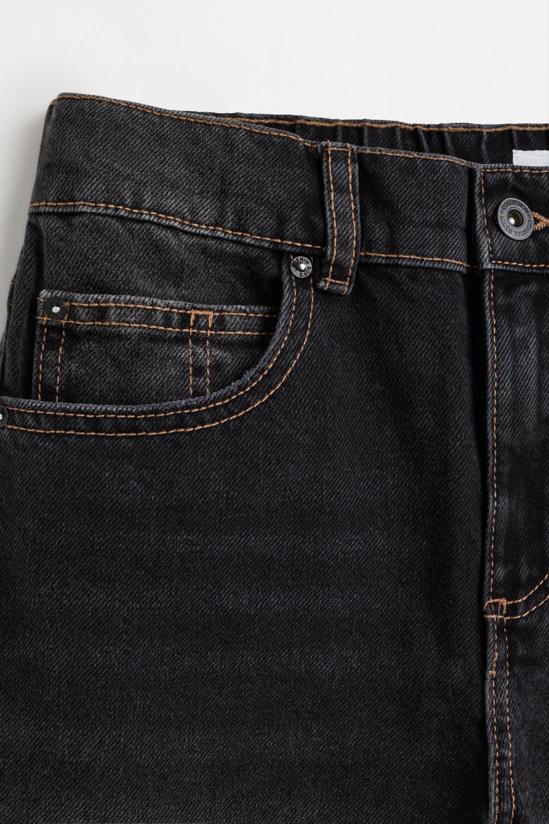 Balloon jeans — BLACK