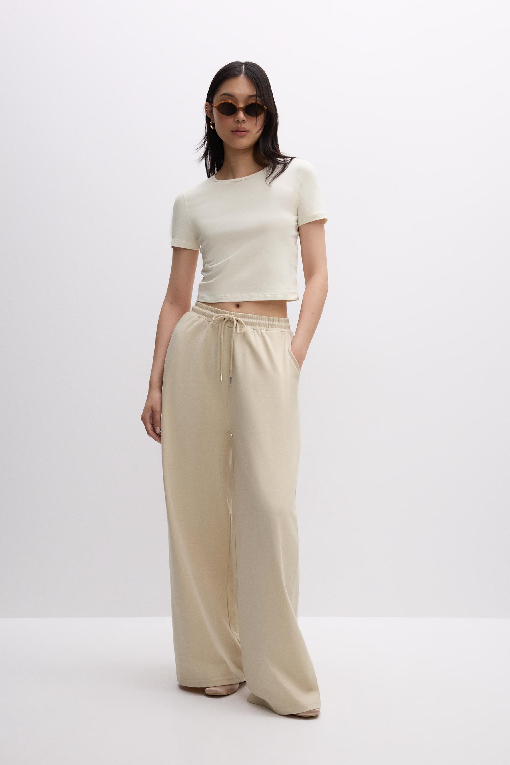 Pantalón wide leg heavy