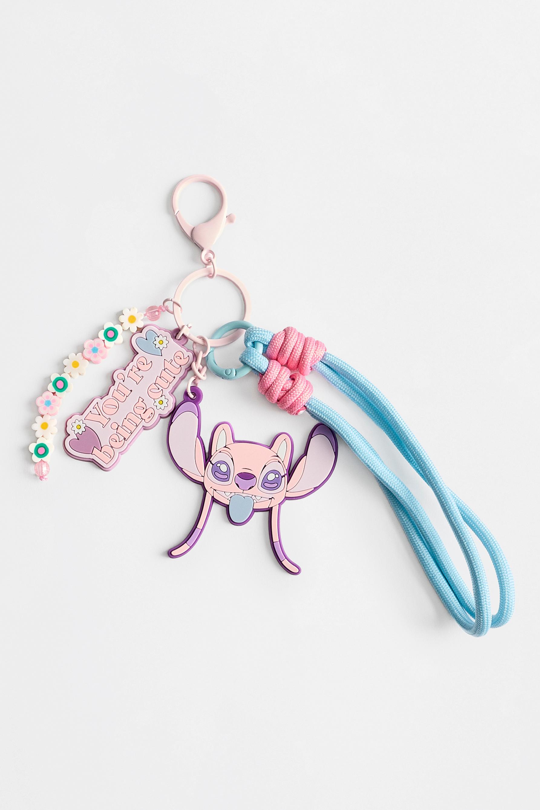 Angel © Disney key ring — PASTEL PINK