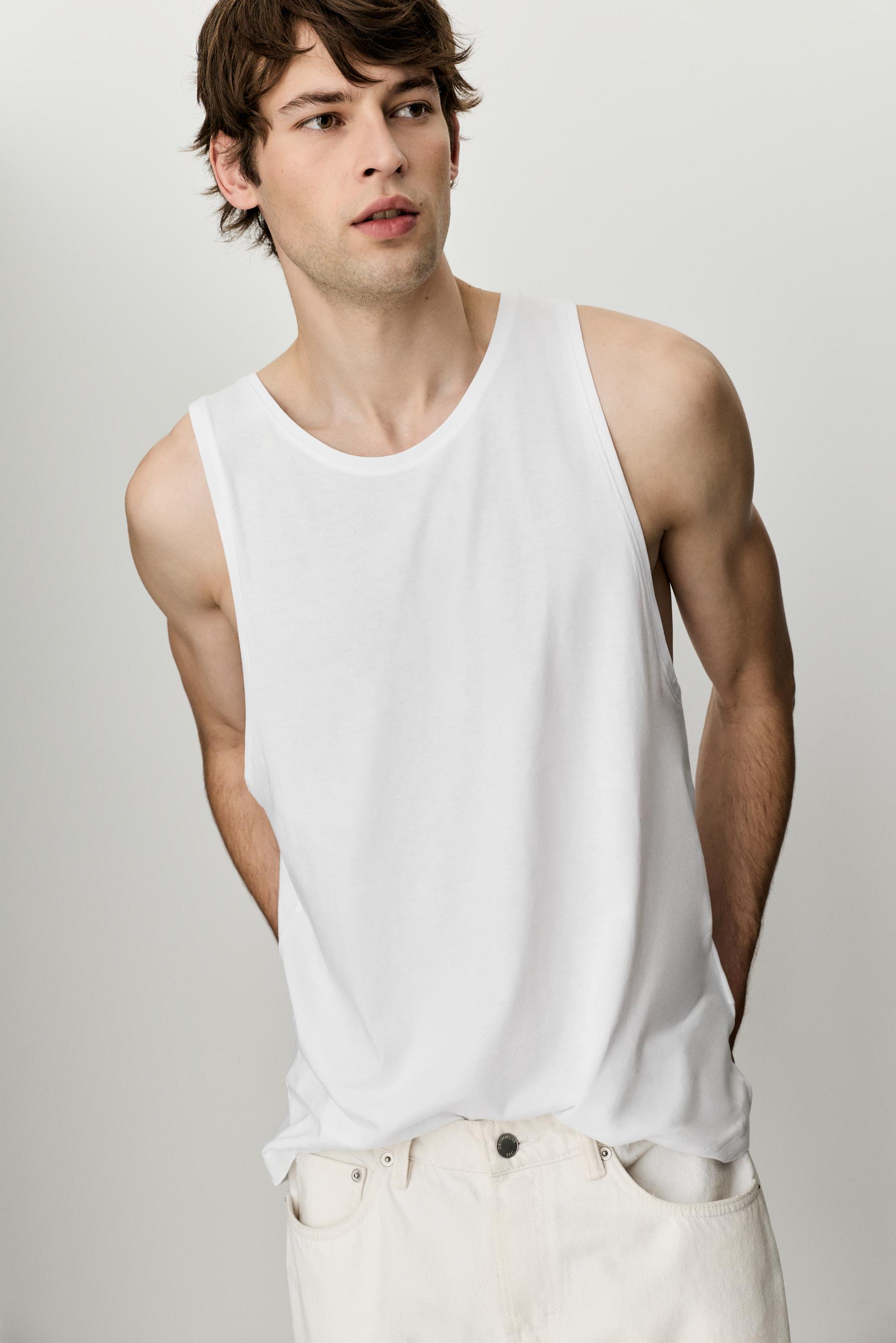 Basic tank top — OFF WHITE