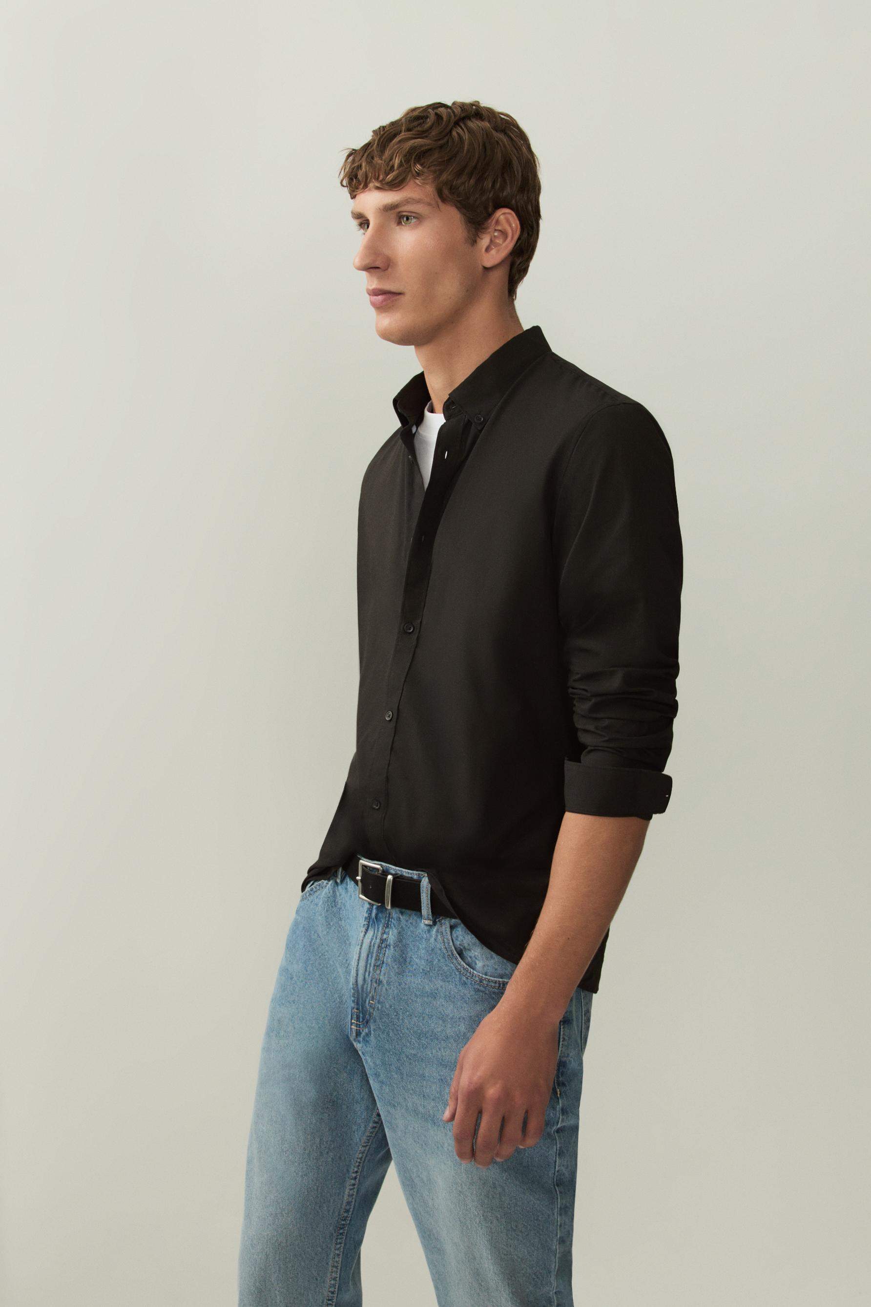 Basic shirt — BLACK