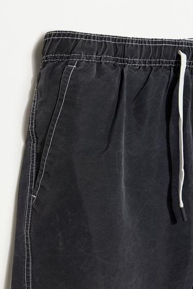 Faded-effect regular swimsuit — BLACK 7