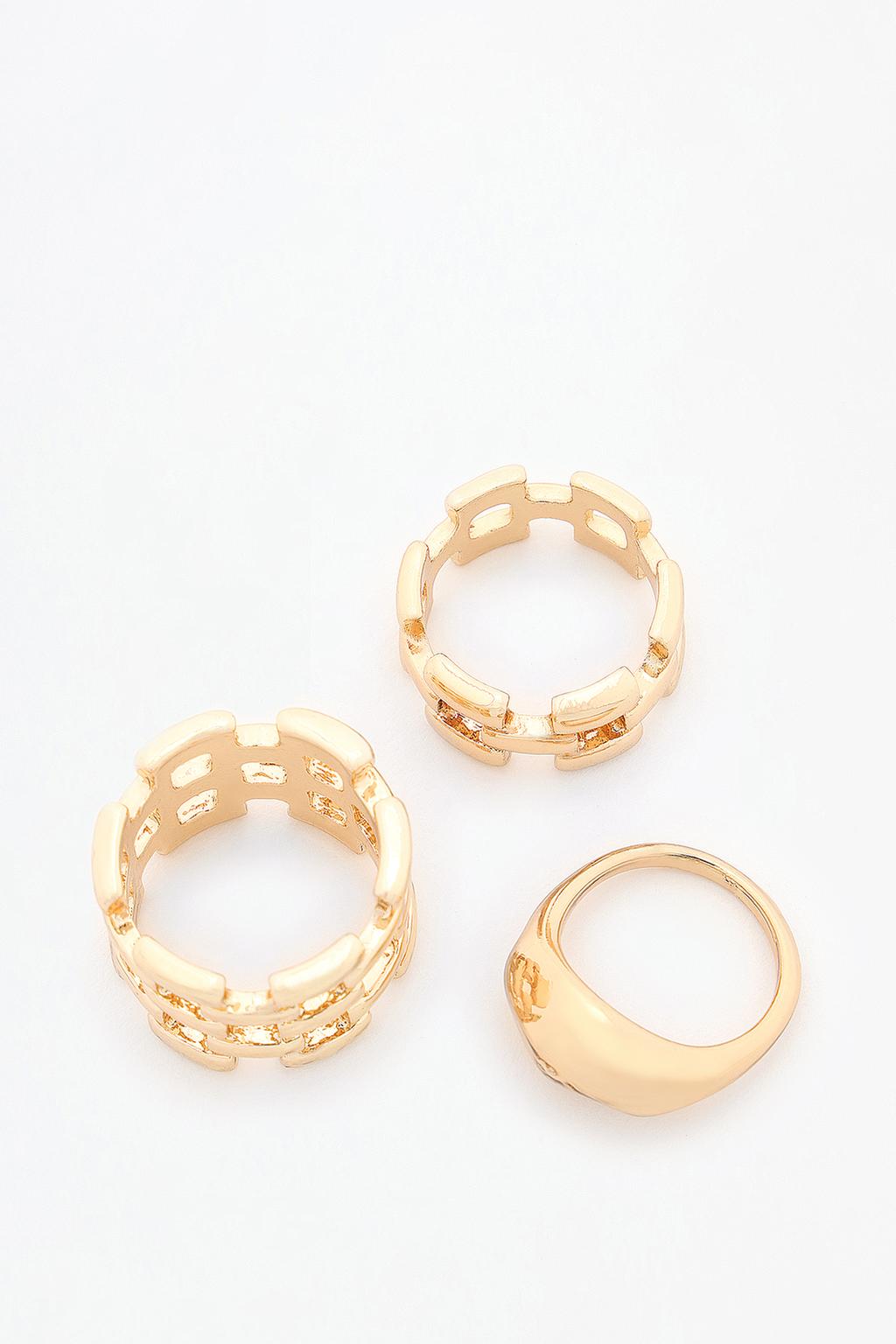 Pack of 3 assorted rings