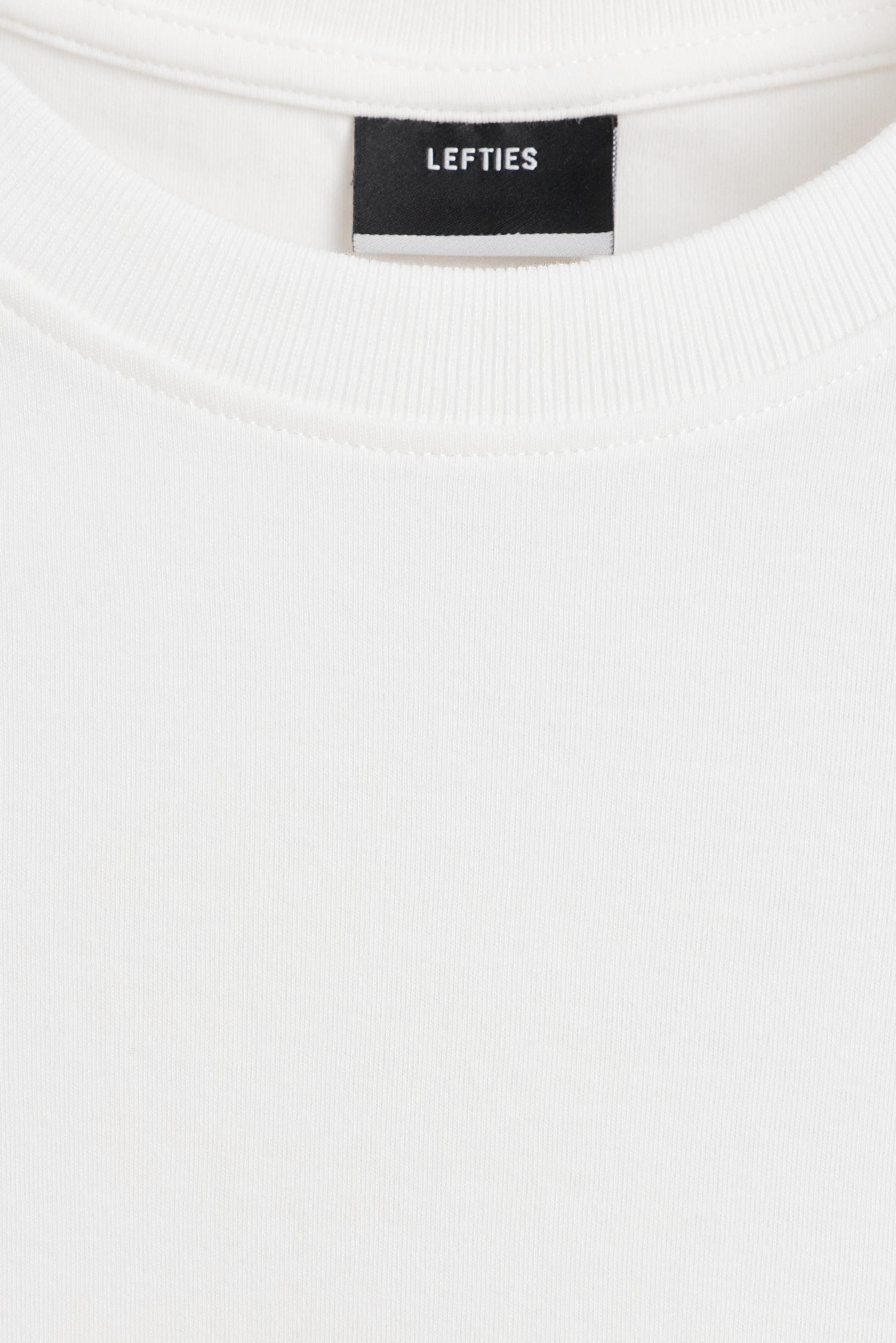 Basic interlock T-shirt — OFF WHITE