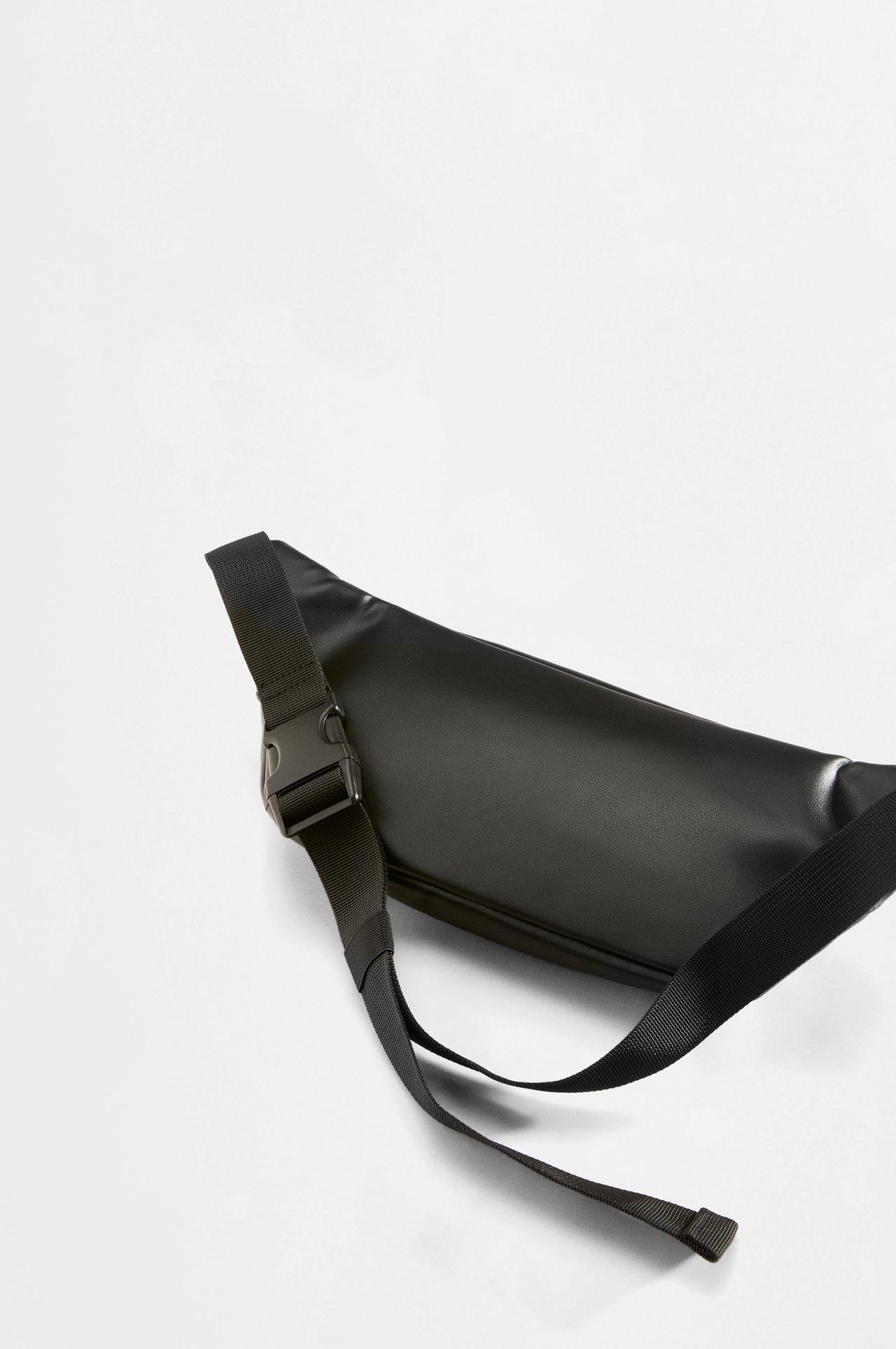 Logo belt bag — BLACK