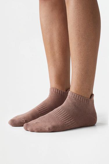 Sports ankle socks (5-pack) — LEOPARD PRINT 2