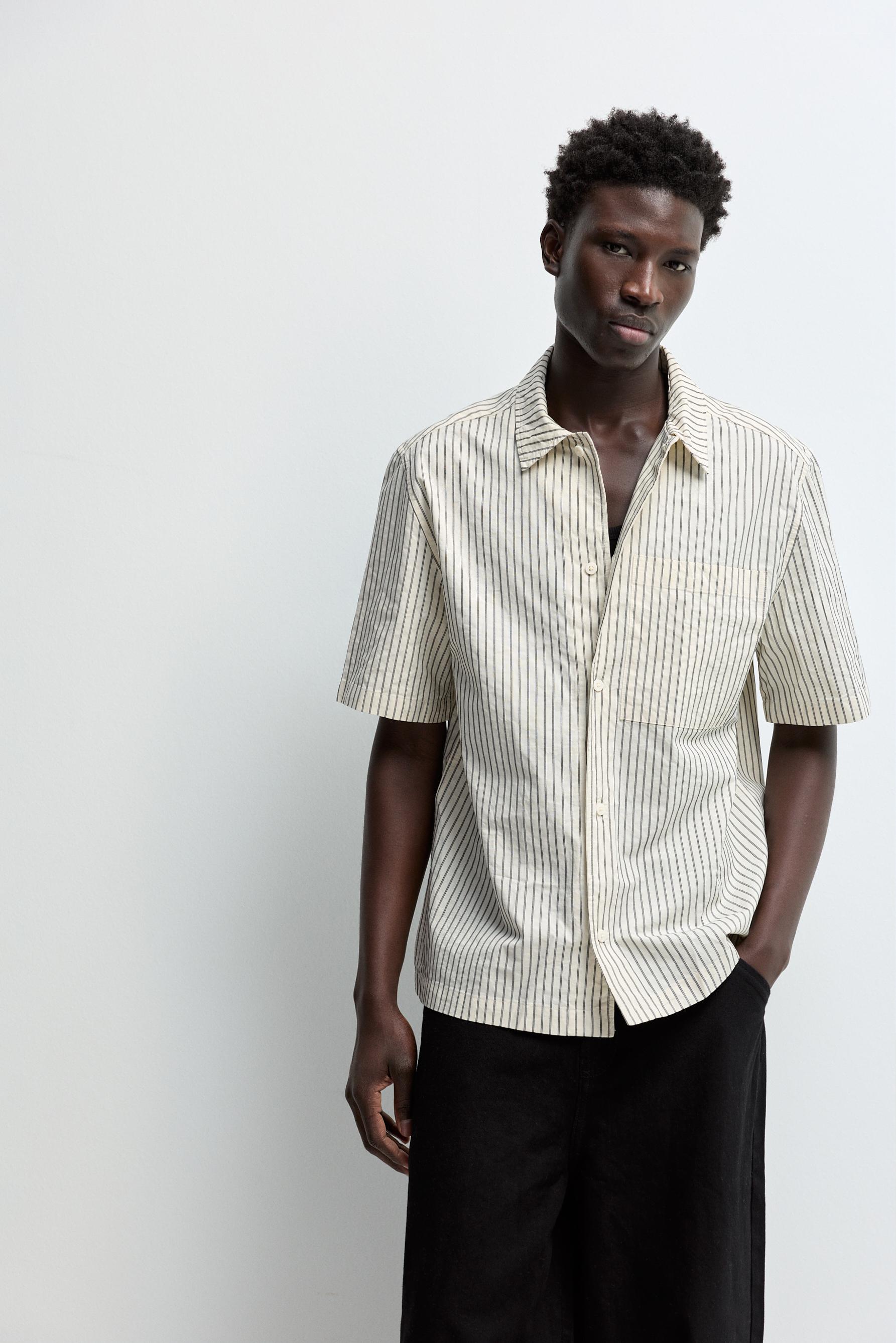 Camisa rayas popelín