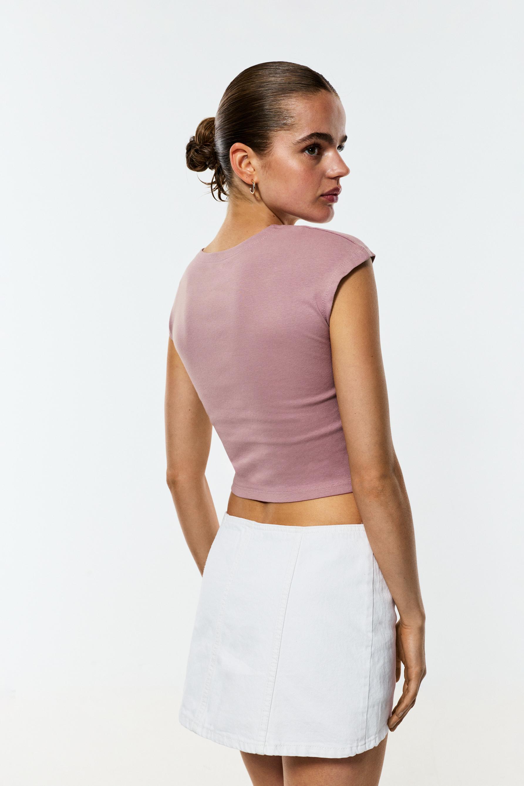 Short sleeve T-shirt — FADED PINK